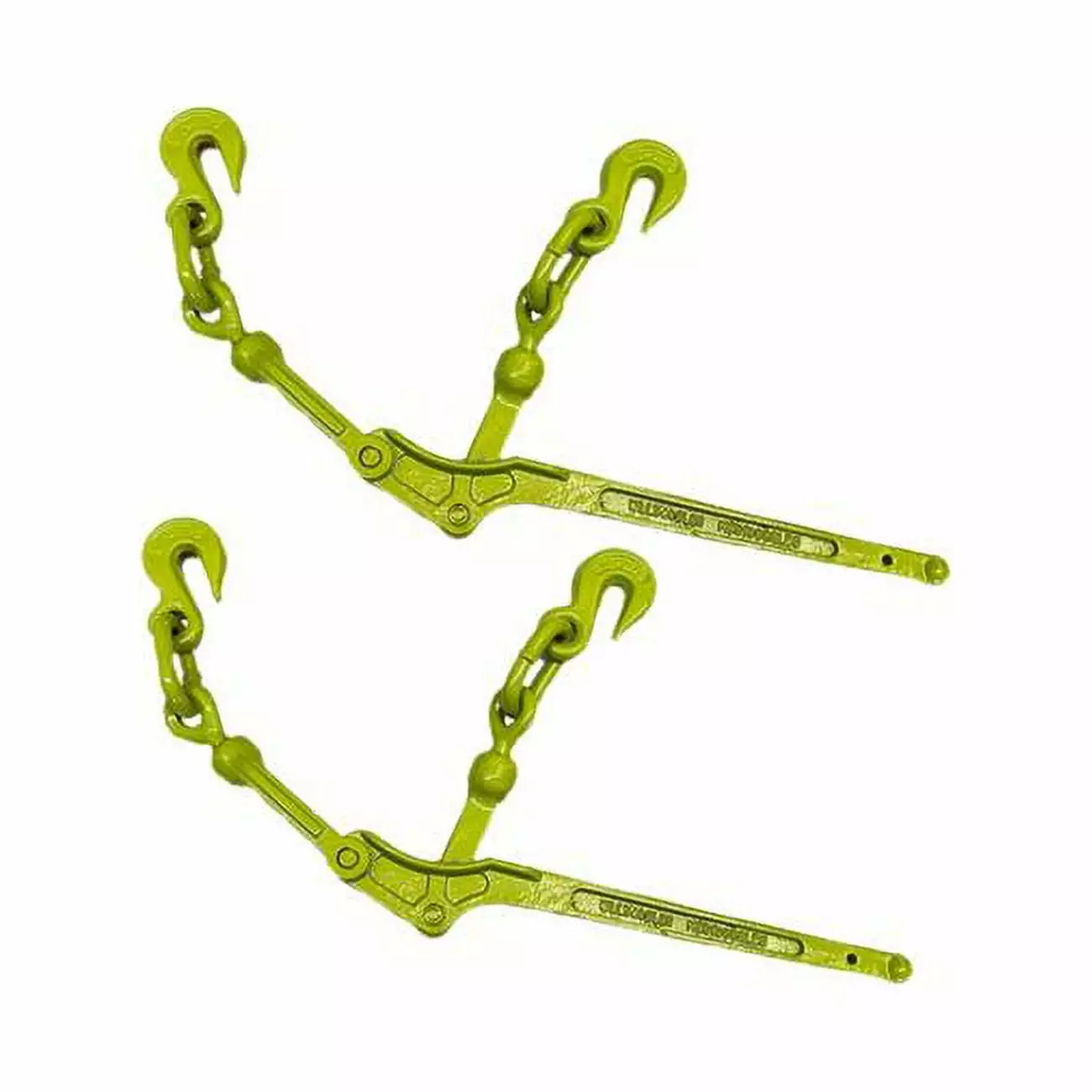 0.31 to 0.37 in. Hi-Vis Green Lever Load Binder. Pack of 2