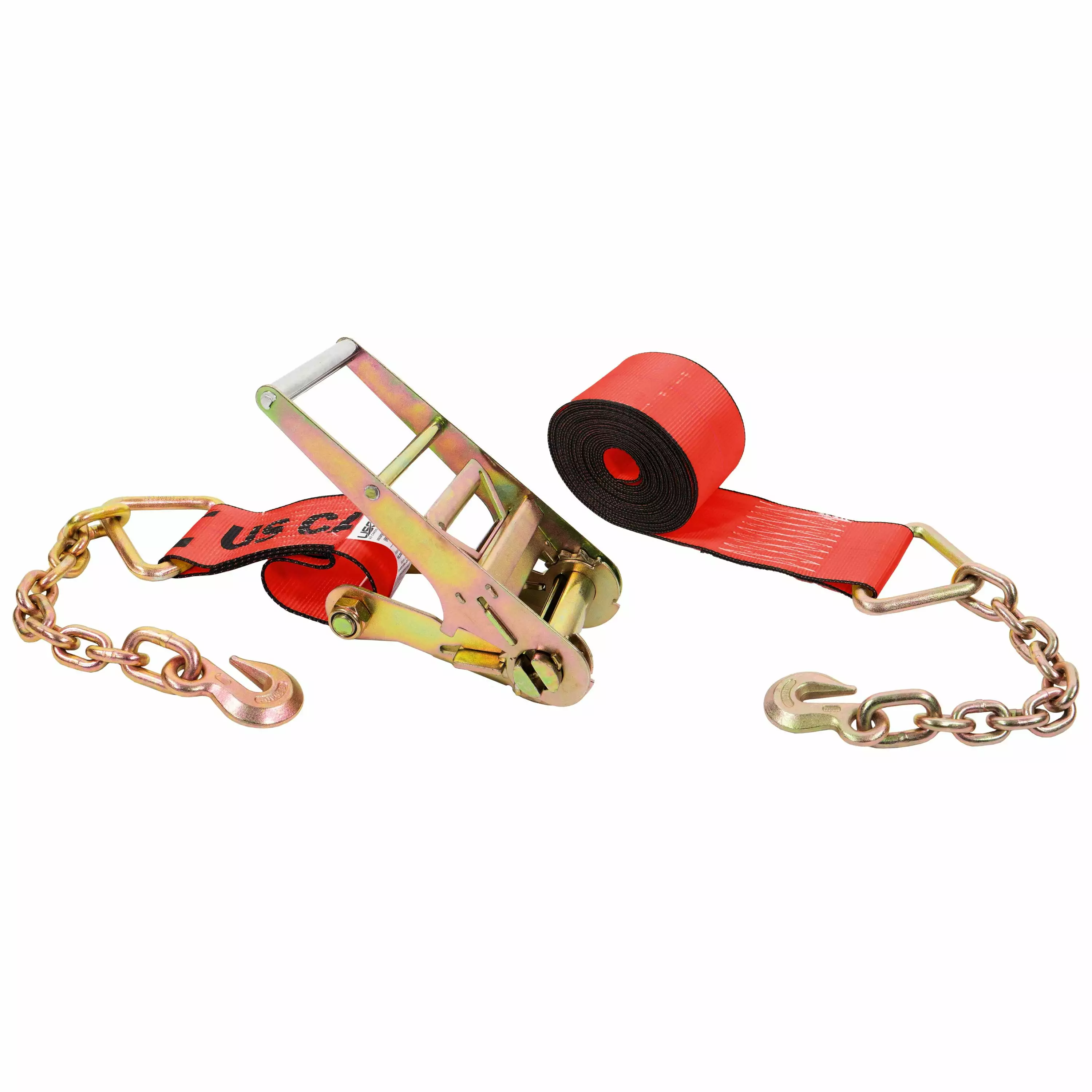 2 Pack Truck Trailer Load Binder Ratchet Chain Binder For 1/2 to 5/8 Chain (Working Load Limit: 13.000 LBS)