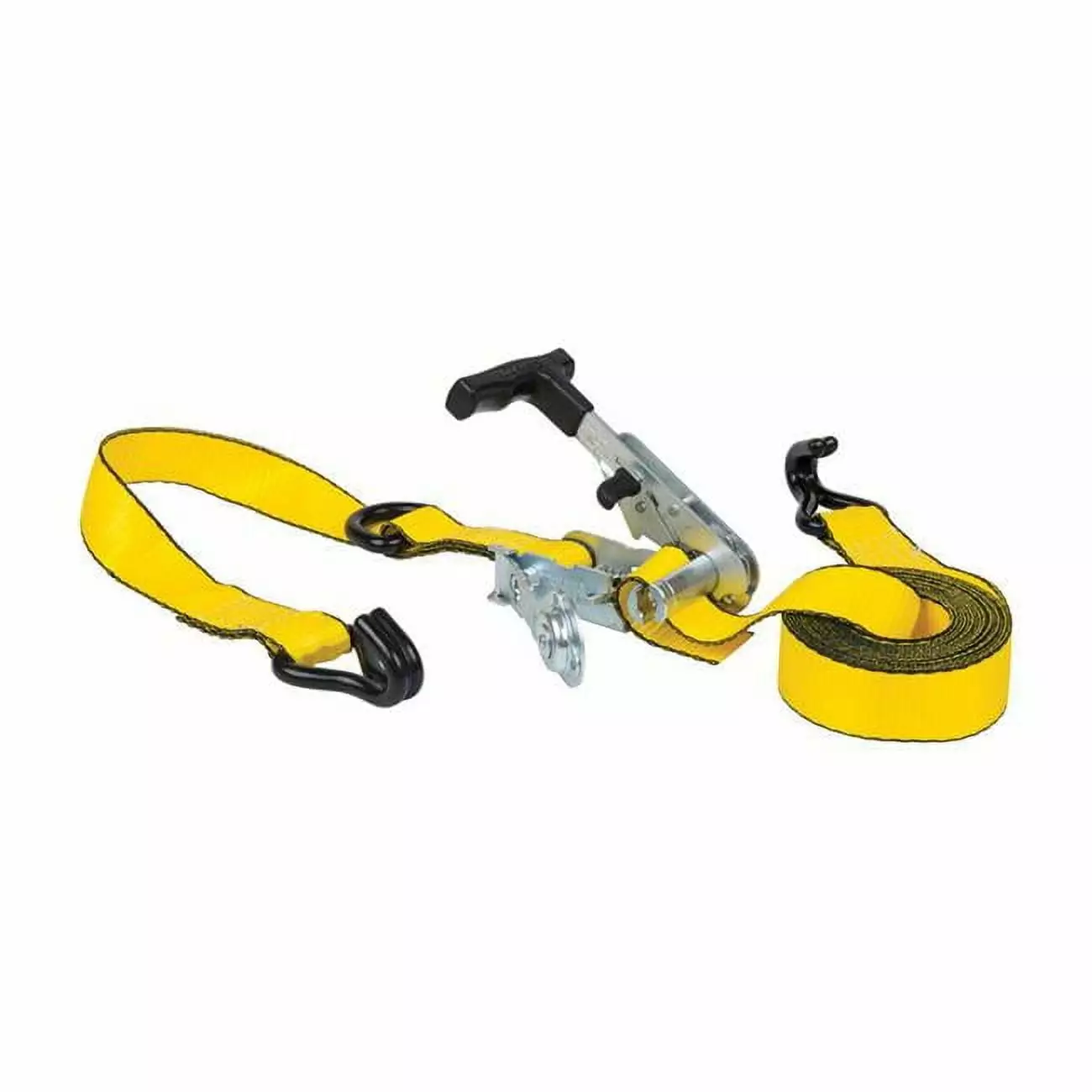 1.25 in. x 14 ft. Yellow Tie Down with Ratchet - 1000 lbs