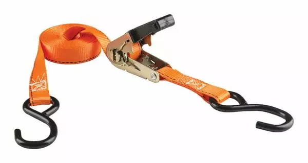 1 PC Keeper 1 in. W X 15 ft. L Orange Tie Down w/Ratchet 500 lb 2 pk