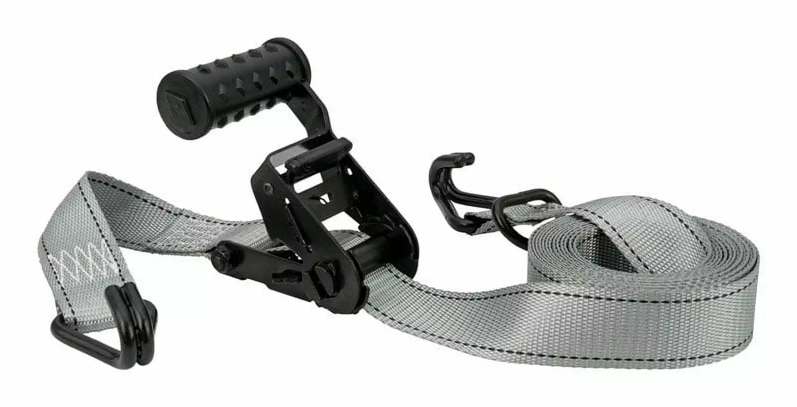 1 Pc. Keeper 1.5 In. W X 12 Ft. L Gray Ratchet Tie Down Strap 1000 Lb 1 Pk