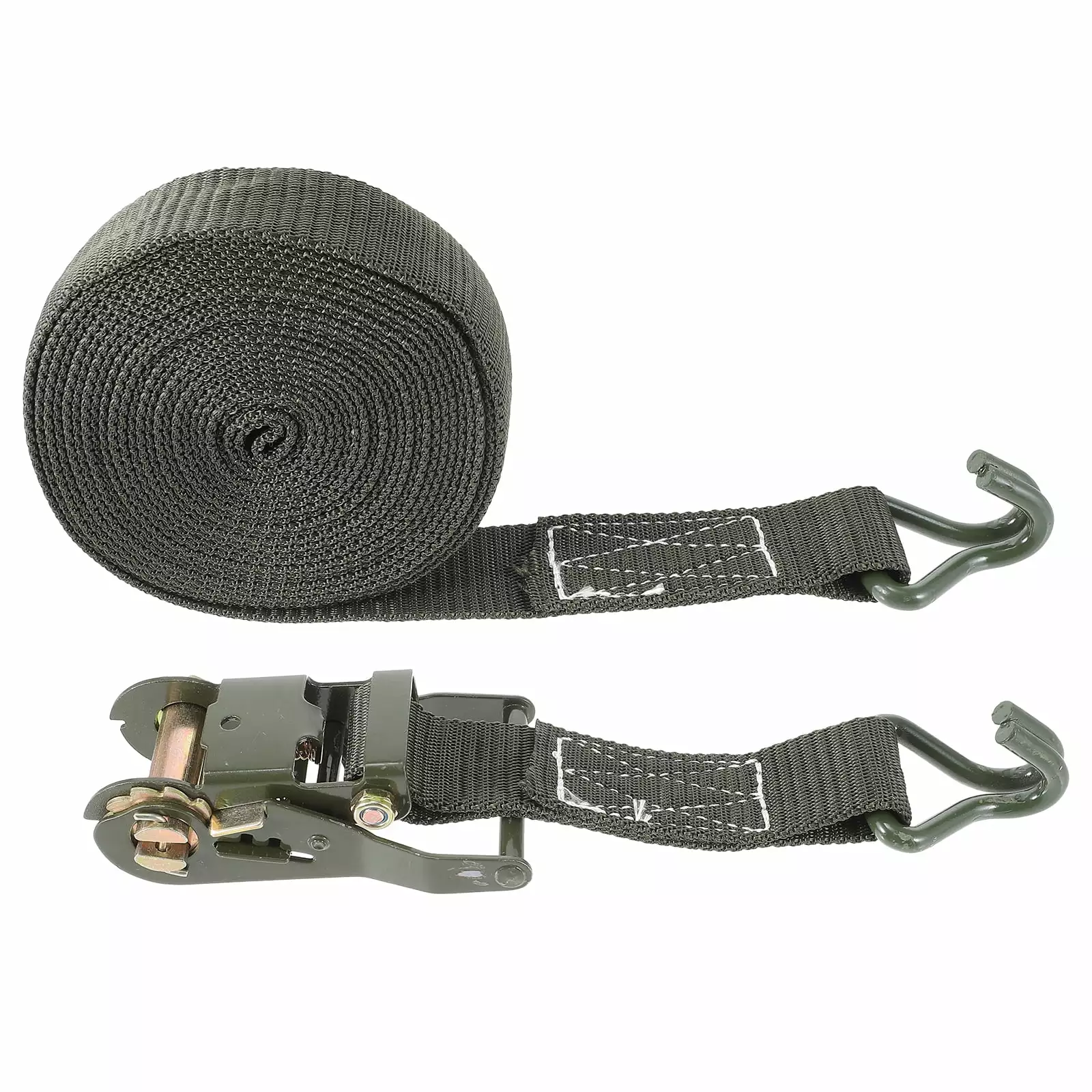 ZHOUJIA 2x17' Retractable Ratchet Straps 2 Pack Heavy Duty Camo Ratchet Straps 11000lb