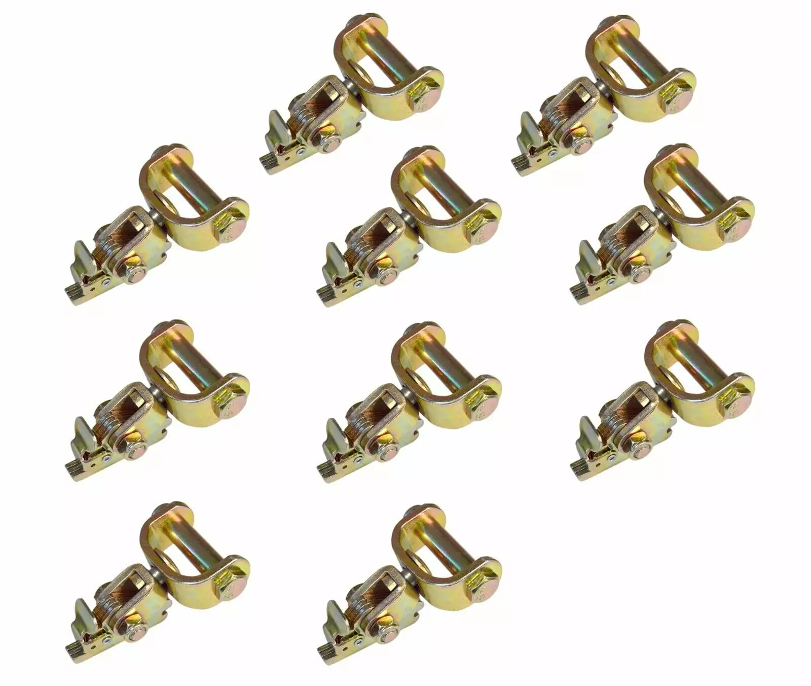 10 Pack E-Track Idler Swivel Tie-Down Anchor for E-Track Rail Truck Van 1666 WLL