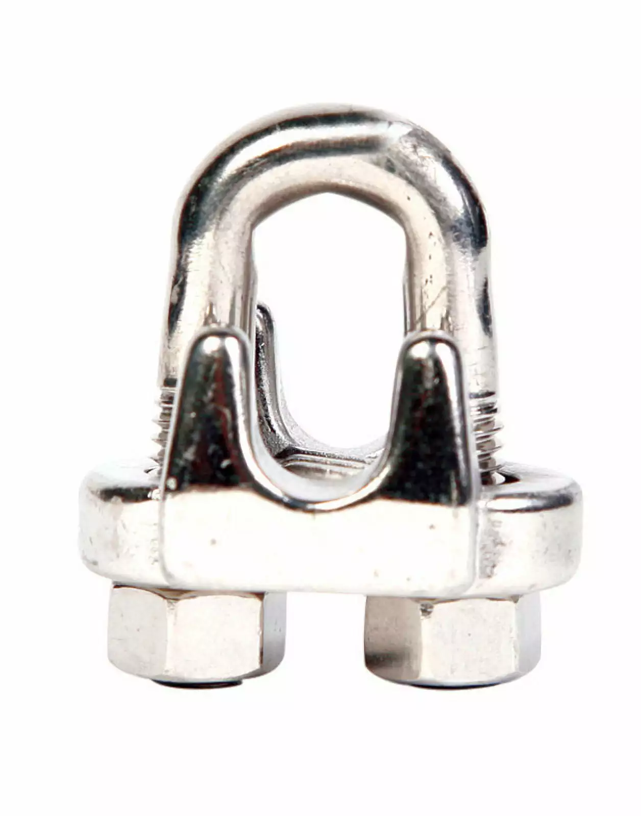 10 Pc. Campbell Polished Stainless Steel Wire Rope Clip