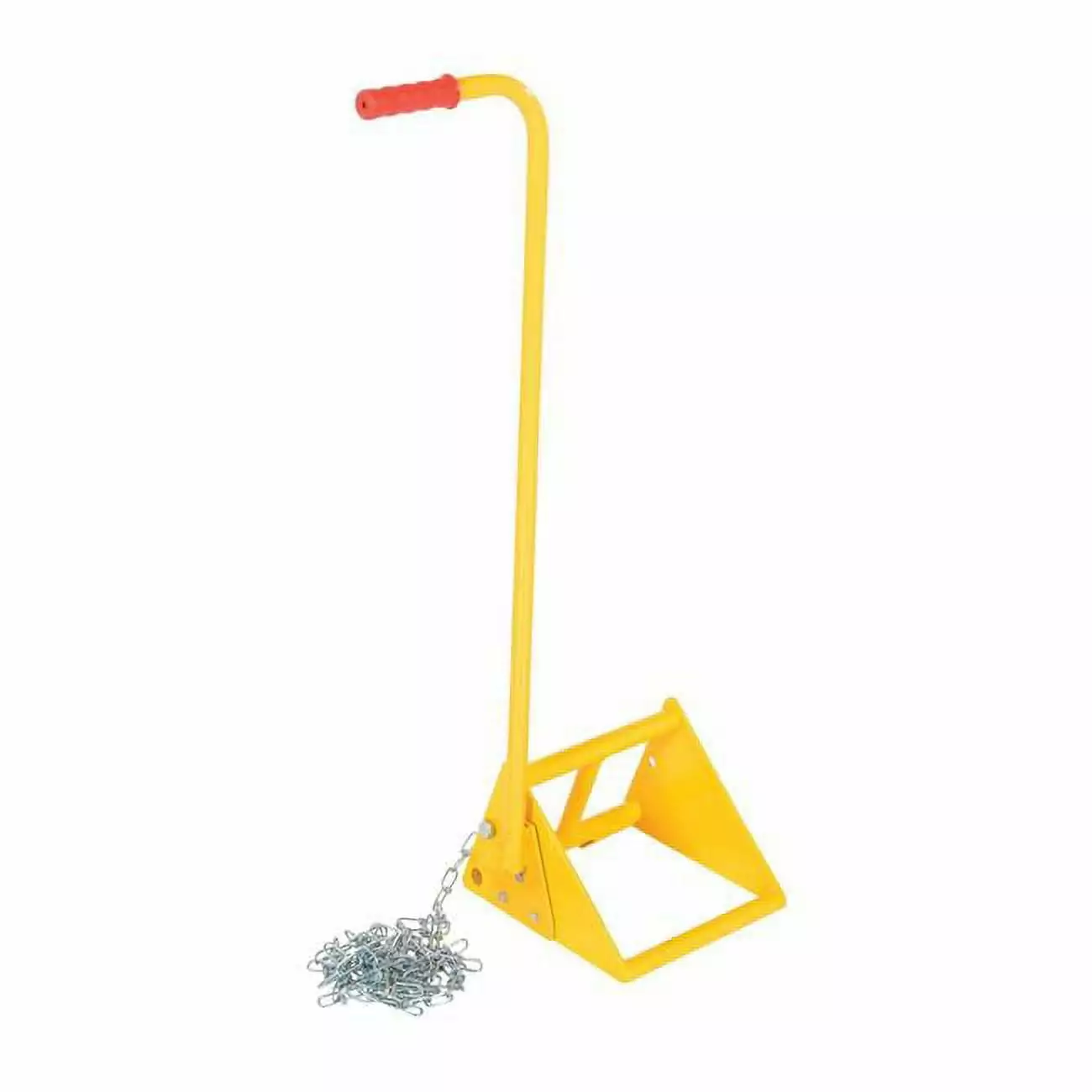 10 in. Fabricated Ergonomic Handled Wheel Chock