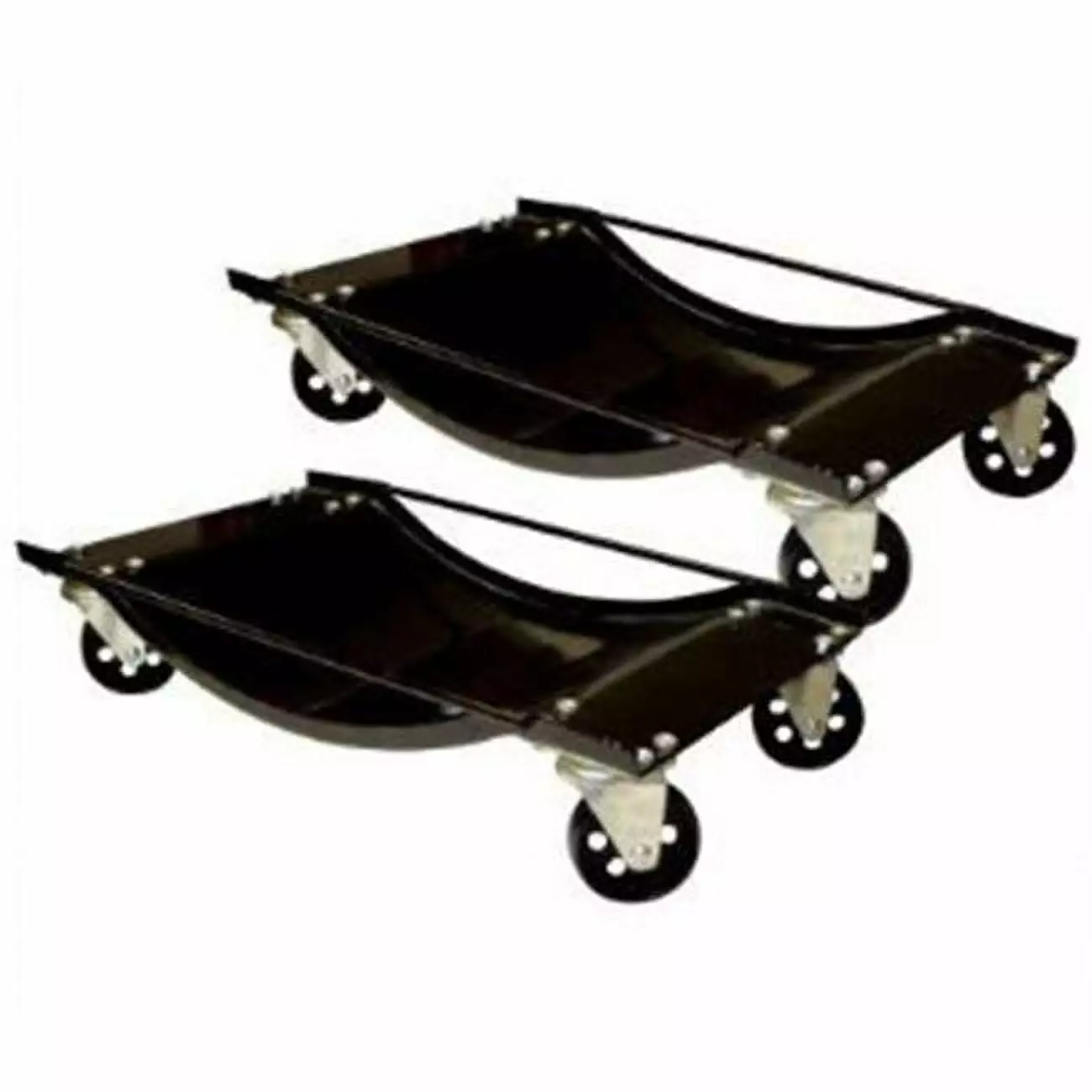 1000 Pound Steel Car Dolly - Set of 2