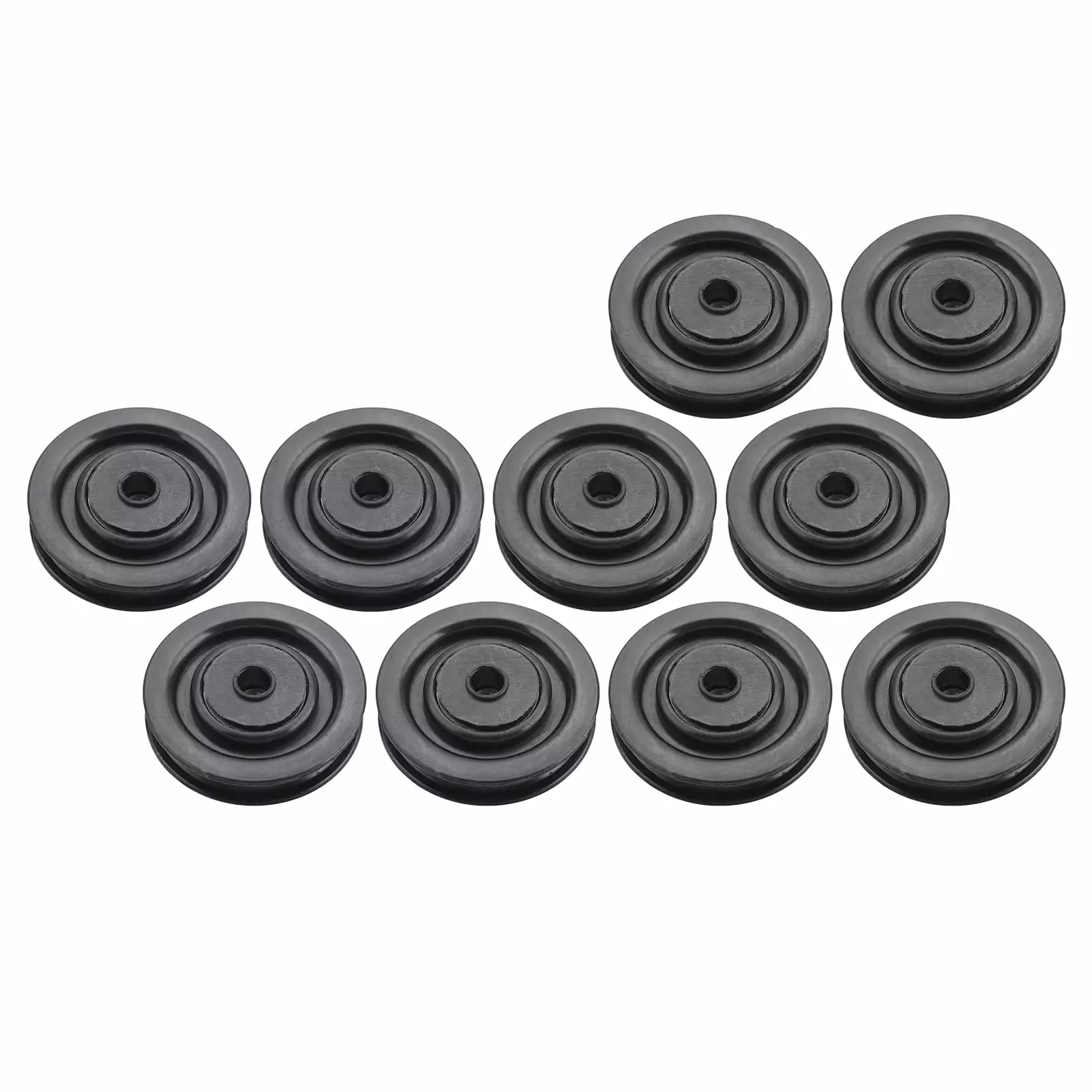 10Pcs Universal Pulley Wheel Fitness Hoisting Equipment Accessories Nylon Bearing Core90mmSHUNGONG