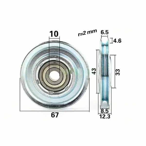 UT200189 0.43 in. Trailer S Hook - 2 Pack