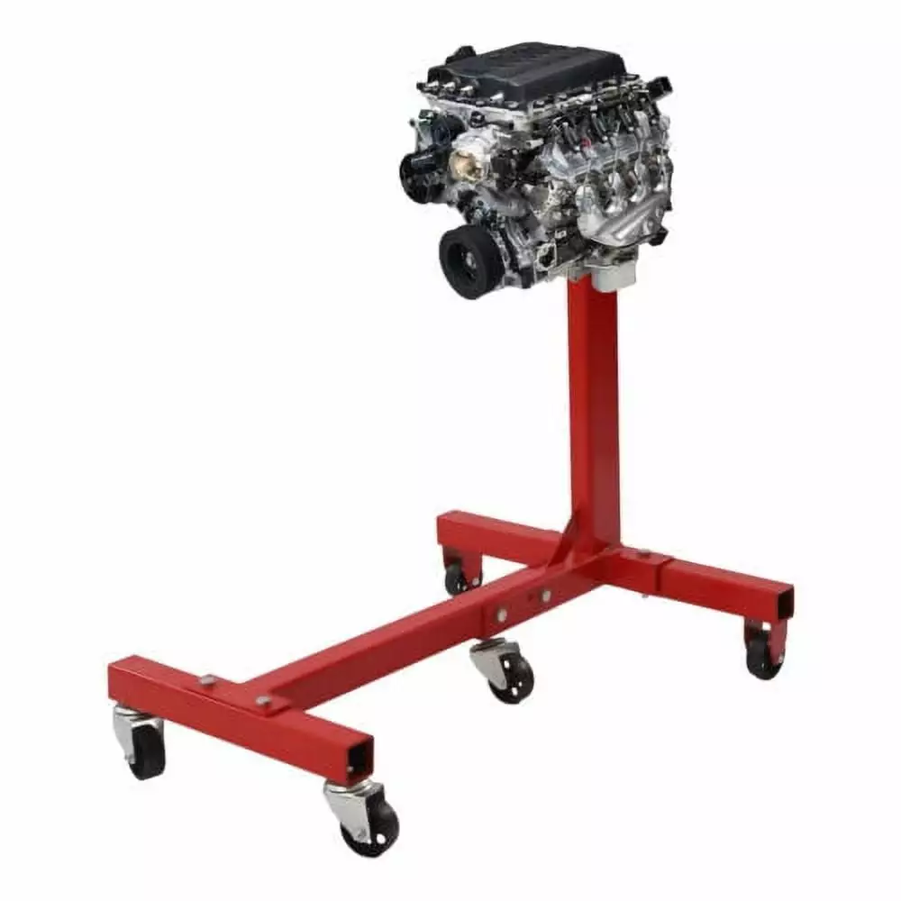 1250lbs Foldable Engine Stand Folding Motor Hoist Rebuild Dolly Mover Auto Repair Jack 33.07*33.07in