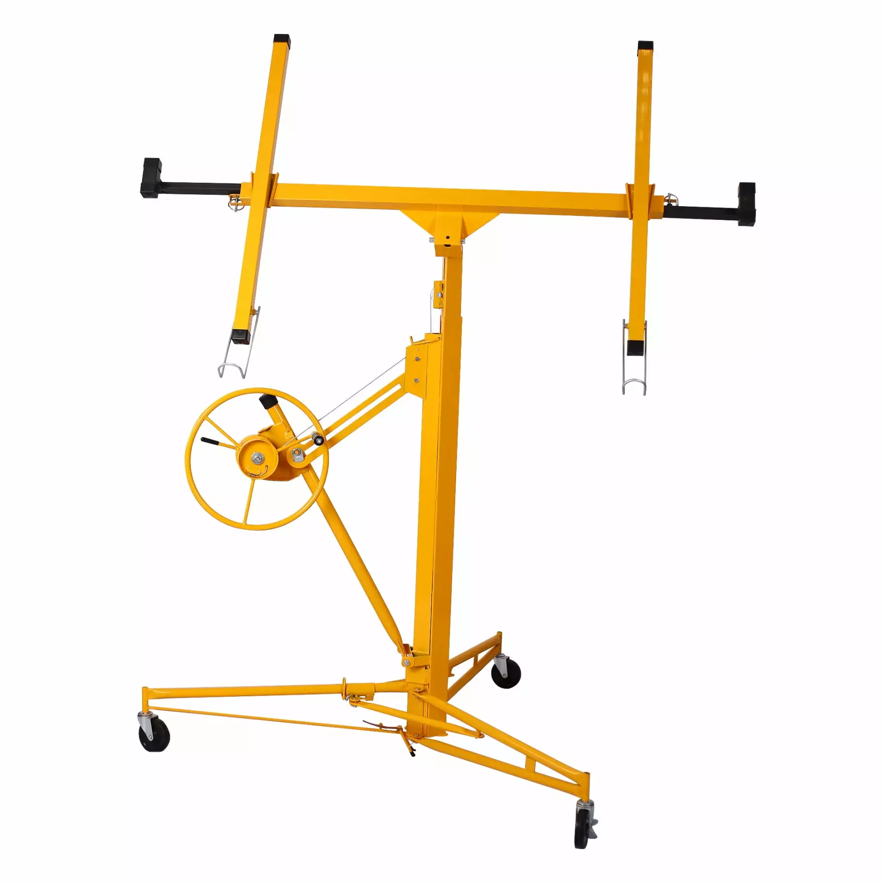 16 FT Drywall Panel Hoist. Modern Rolling Panel Hoist Jack Lifter with Adjustable Telescopic Arm. Heavy Duty Drywall Lifter for Home. Improvement. Built-In Winch with Brake. Yellow