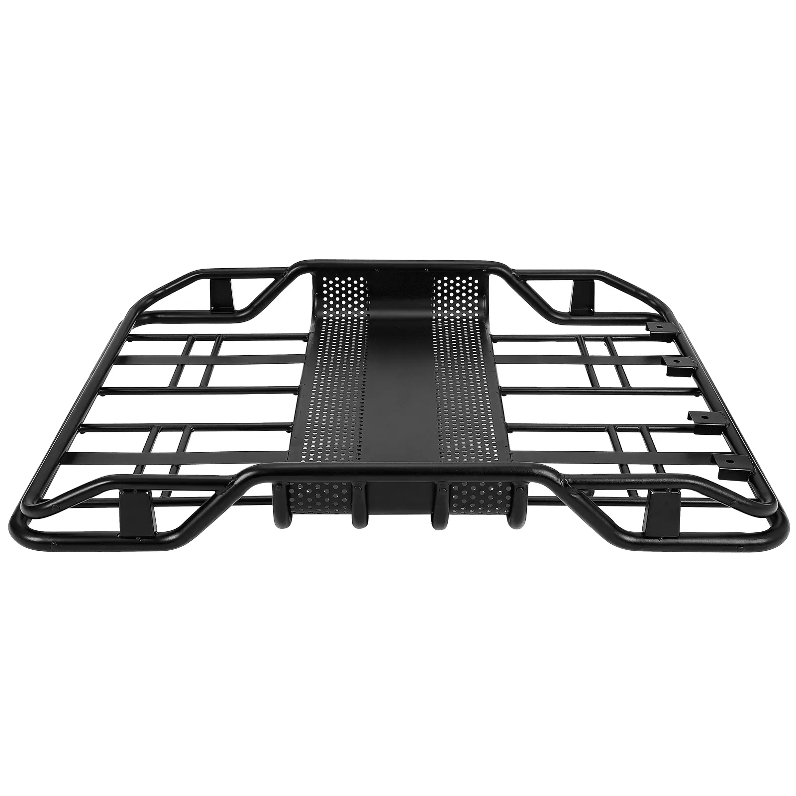 165 LBS Rooftop Cargo Basket 50 x 38 x 6.3 Capacity Anti-Rust Rooftop Cargo Carrier. Roof Rack Basket for SUV. Car and Truck