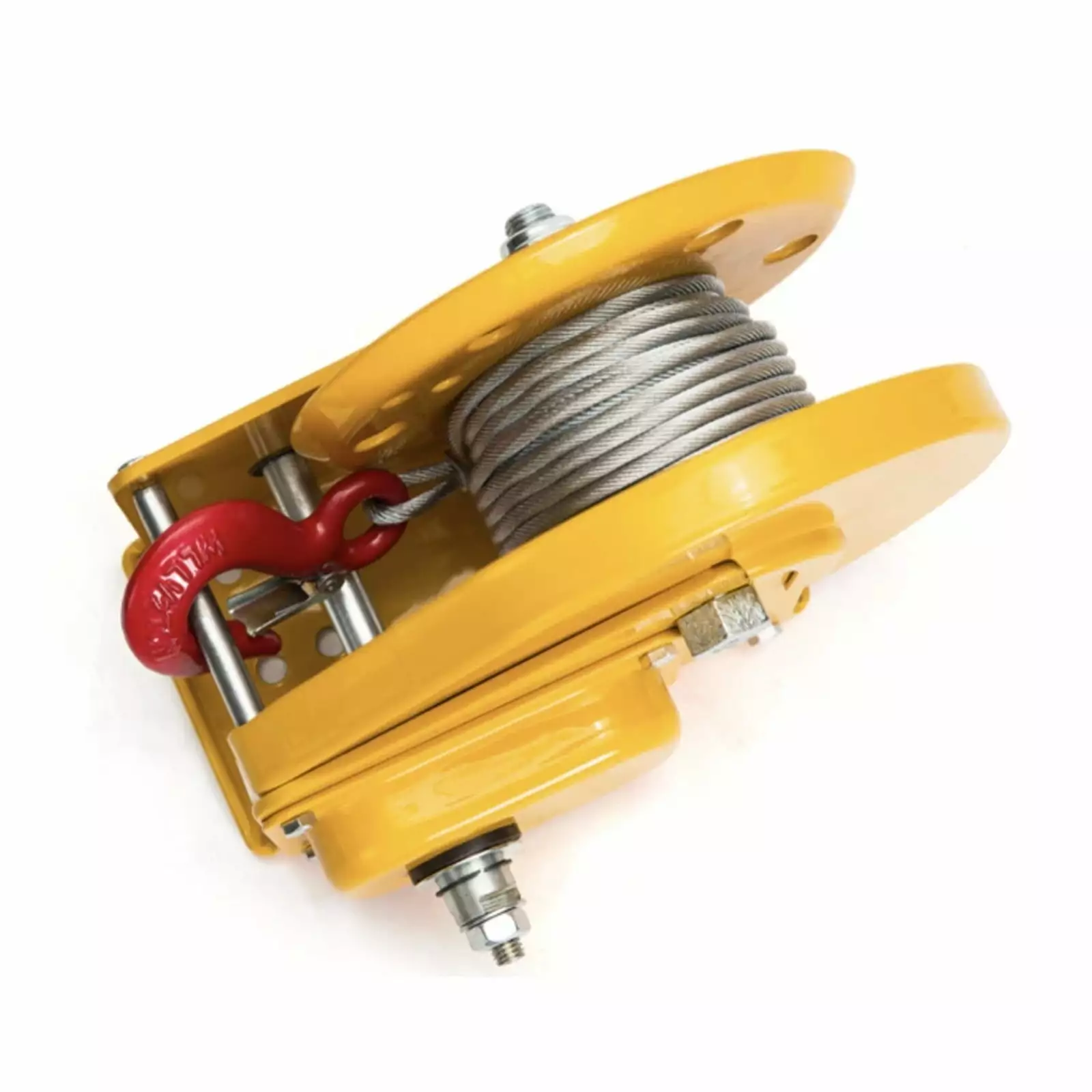 1800LB Hand Crank Two-Way Self-Locking Manual Winch. Household Small Portable Traction Hoist With Brake Manual Winch