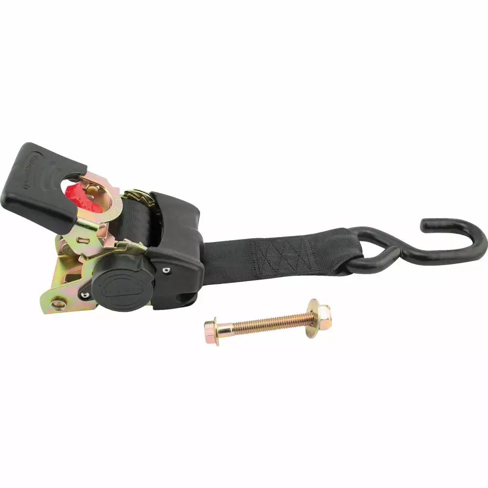 1PACK Erickson 2 In. x 5-1/2 Ft. 1333 Lb. Bolt-On Retractable Ratchet Strap (2-Pack)