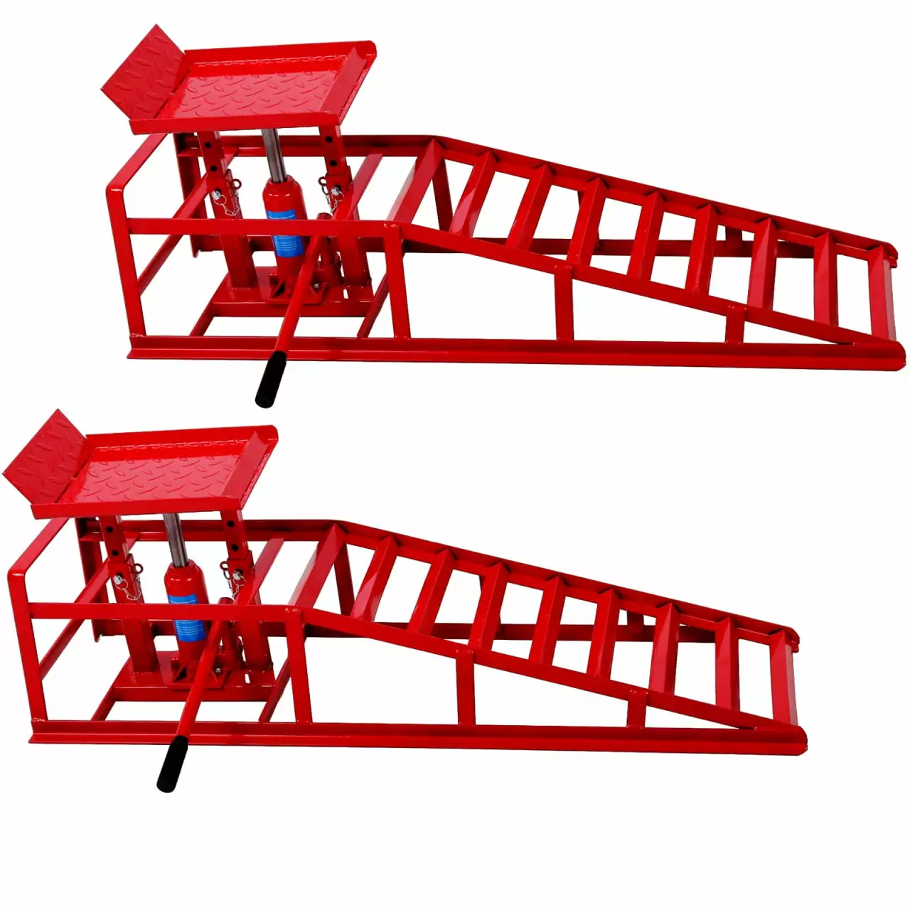 2 Pack Auto Car Truck Service Ramps Lifts. Garage Car Lift Hydraulic Ramps Black 5 Ton. Automotive Hydraulic Lift Repair Frame Lift. Red