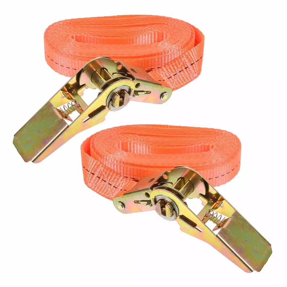 6m Cargo Strap with Double Hook - Wear-Resistant. Reusable. Portable Tie Down Straps for Trucks