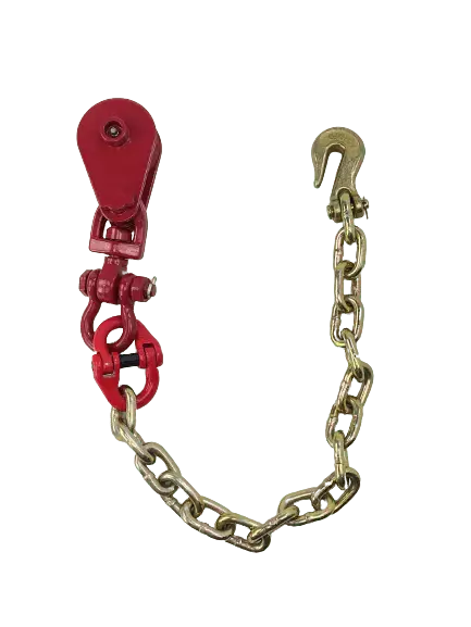 VEVOR Twin Sheave Block and Tackle with 1/2 x 150ft Braided Rope - 30-35KN 6600-7705lbs Capacity Double Pulley System