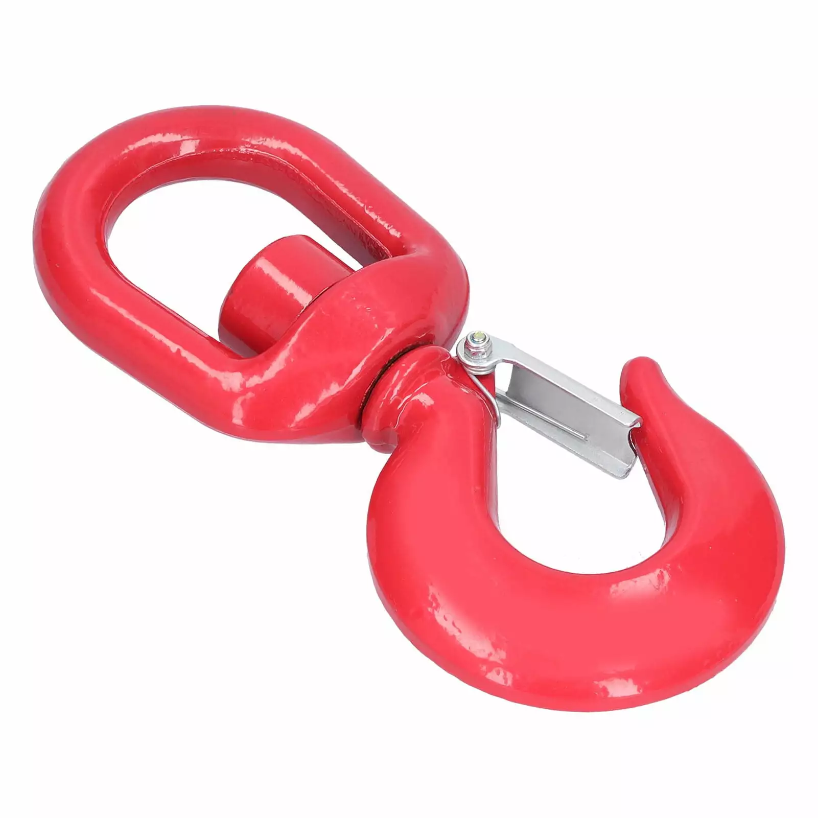 2pcs 1.5 Tons Eye Slip Hook with Safety Latch Stainless Steel Marine Lifting Eye Hoist Hook