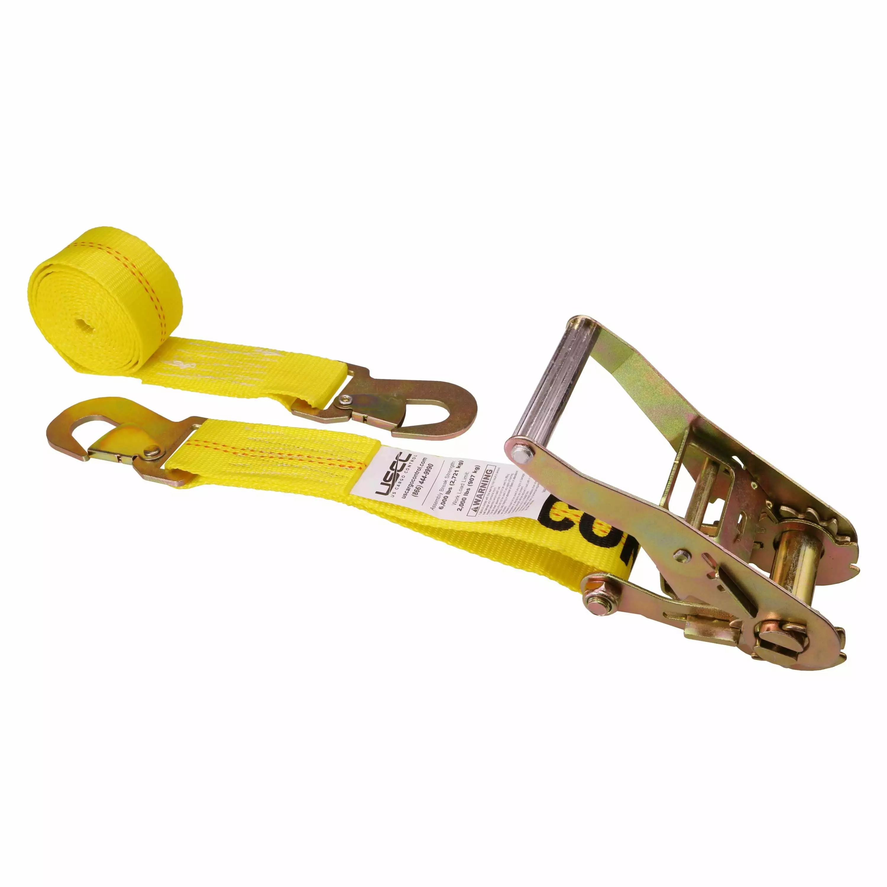 1 x 30' Black Endless Ratchet Strap - No hooks - 2 Pack