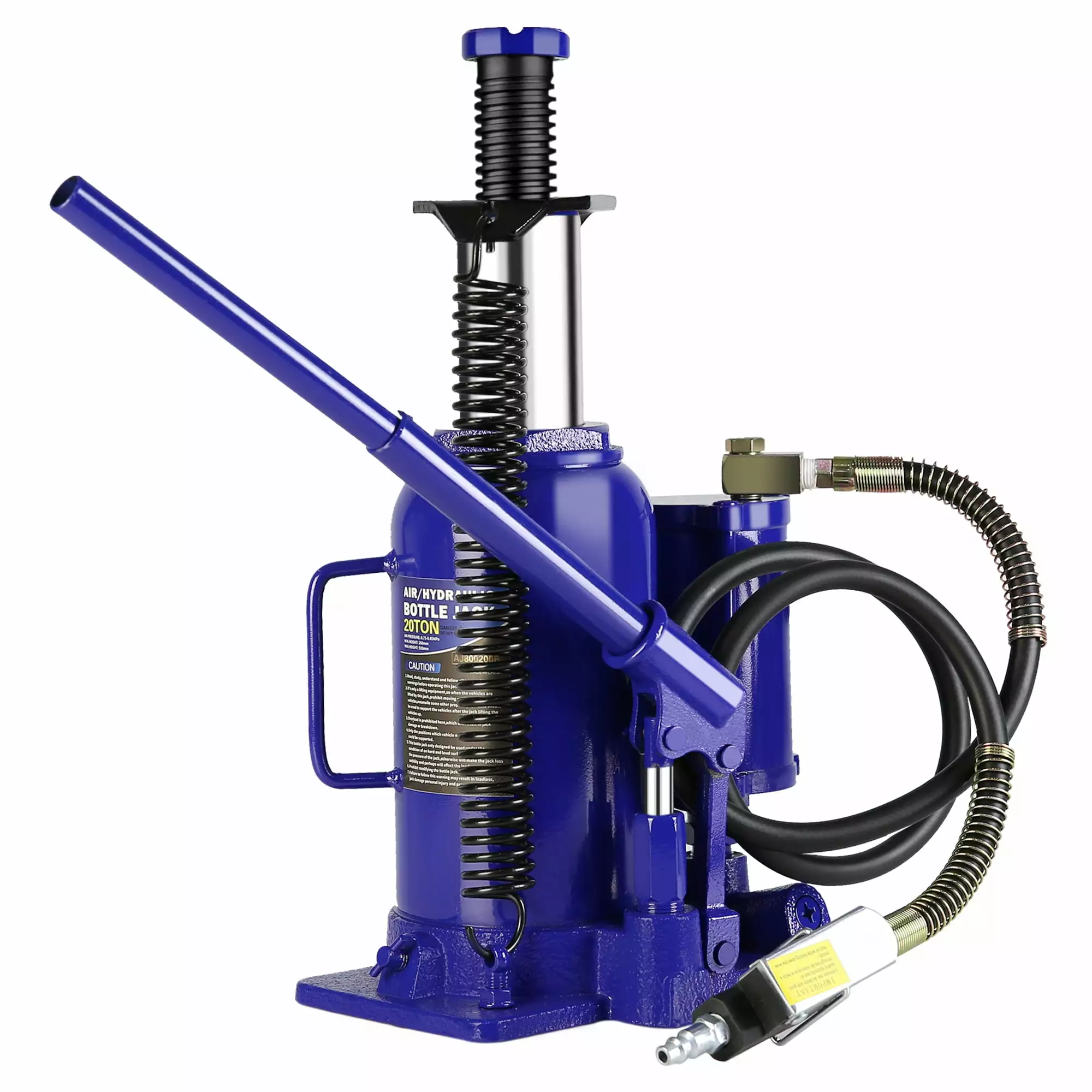 20 Ton Air Hydraulic Bottle Jack. with Manual Hand Pump Used for The Maintenance of Automobiles. Agricultural Vehicles. Heavy Trucks. Mobile Machinery. and Heavy Equipment