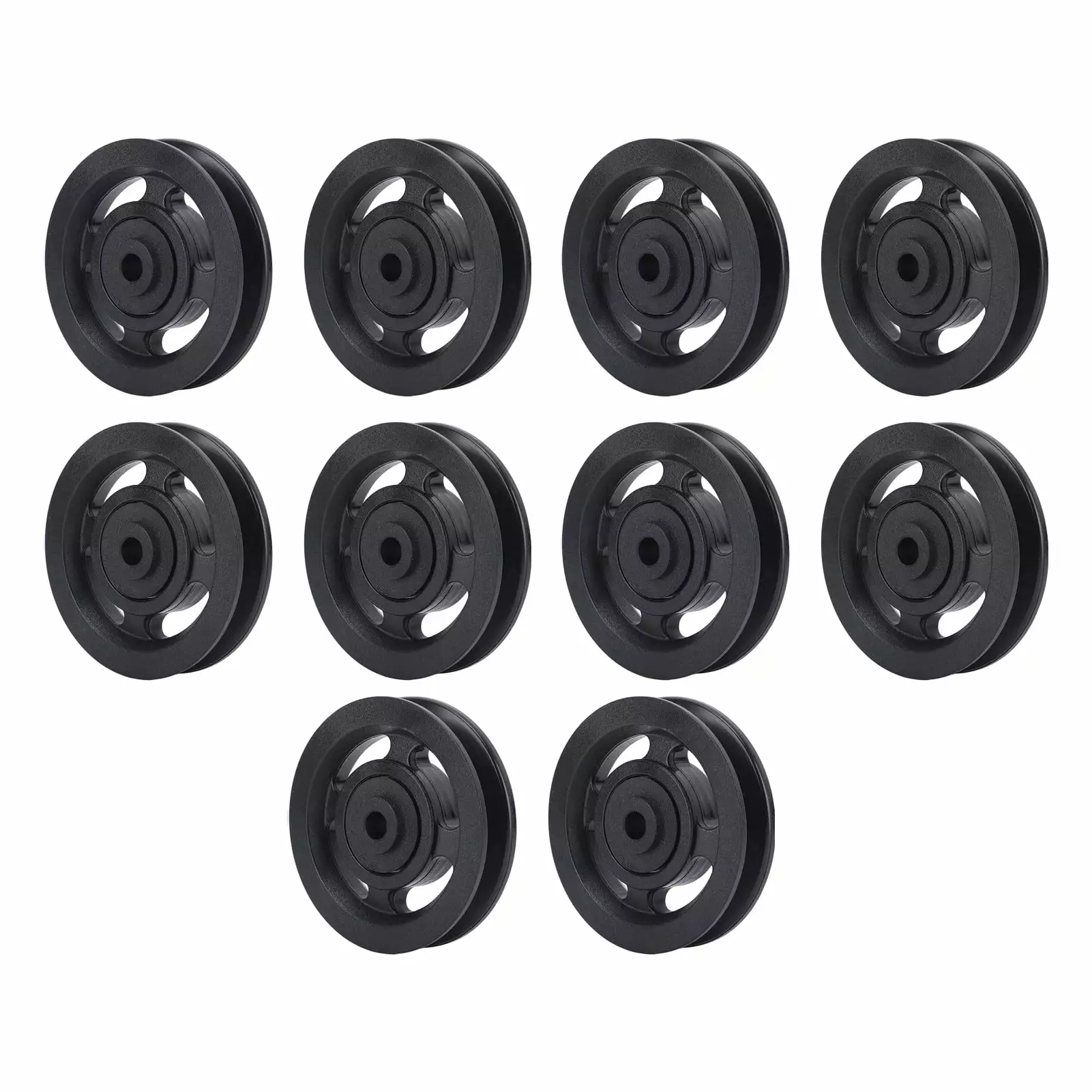 2024 10PCS 90mm Universal Bearing Pulley Wheel for Cable Machine Gym Equipment Part Garage Door p