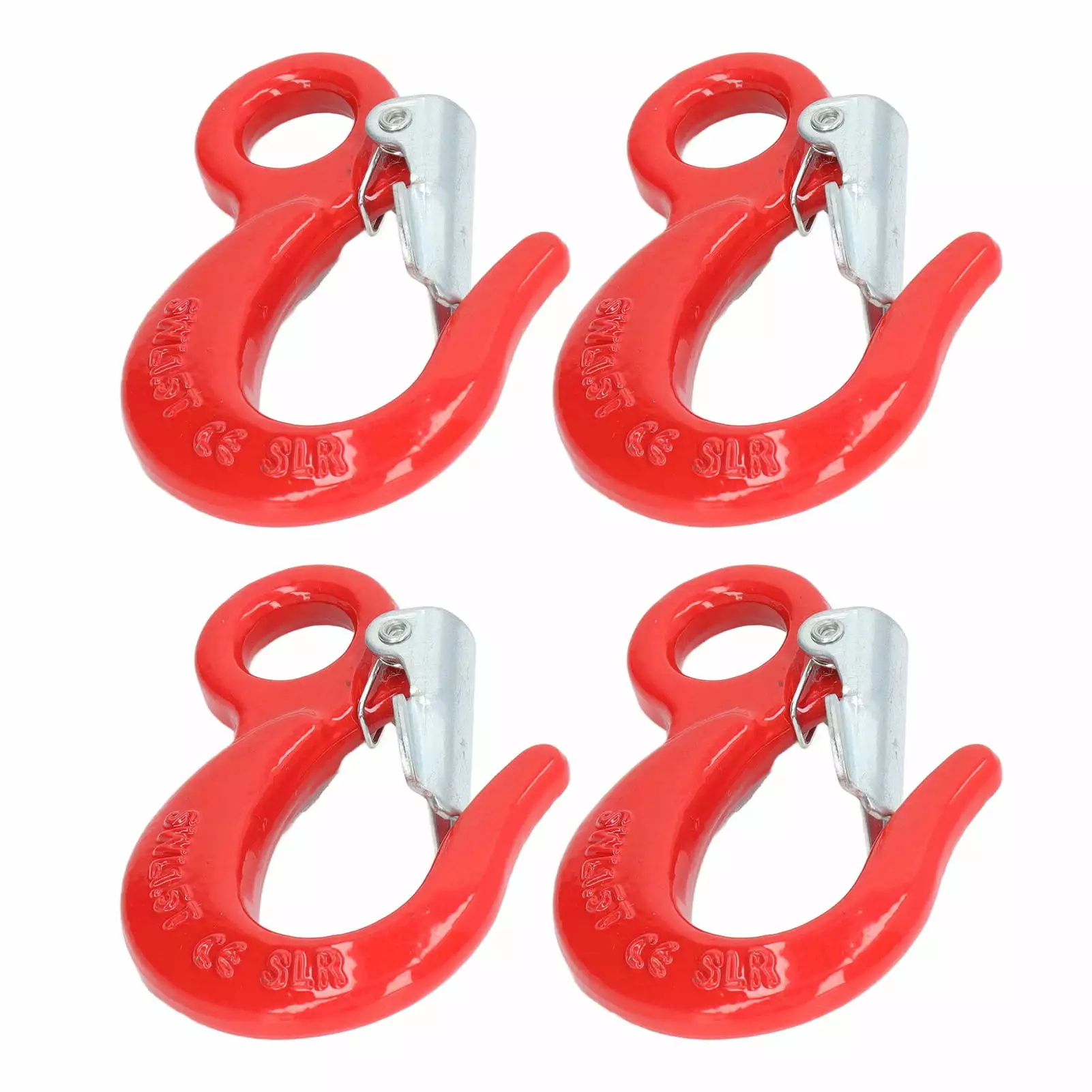 2024 4Pcs Slip Hook Thickened Sturdy High Temperature Quenching Convenient Safe Hoist Sling Hook