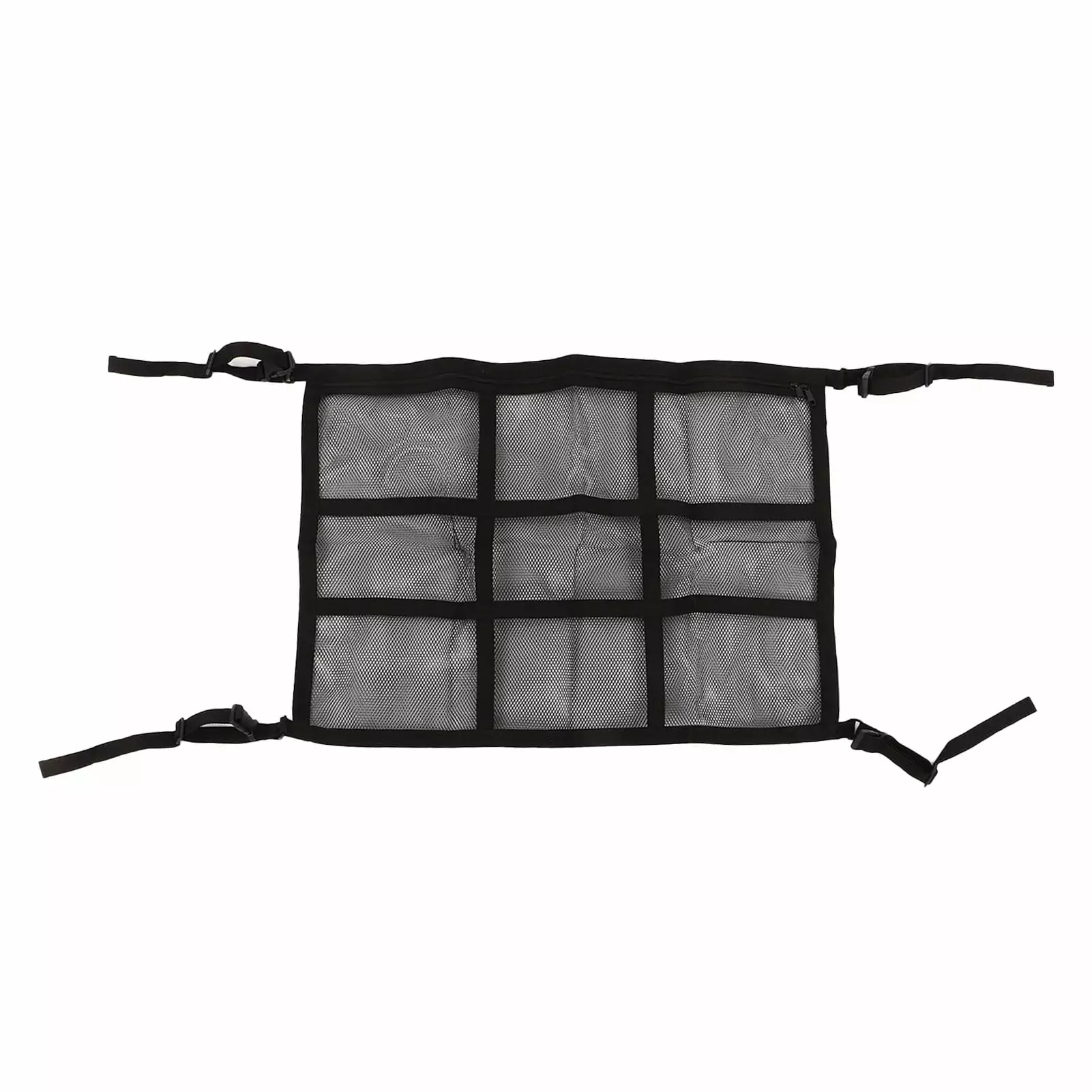 2024 .Car Ceiling Cargo Net Pocket Wearproof Car Roof Storage Organizer for Long Trip Camping Toys Sundries