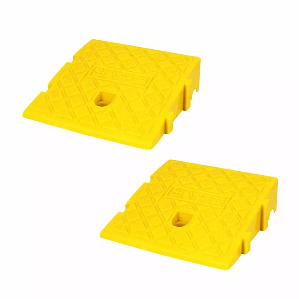 Car Slope Pad Rubber Car Curb Ramps.Portable Lightweight Threshold Ramp Set Heavy Duty LoadingHOME#!334