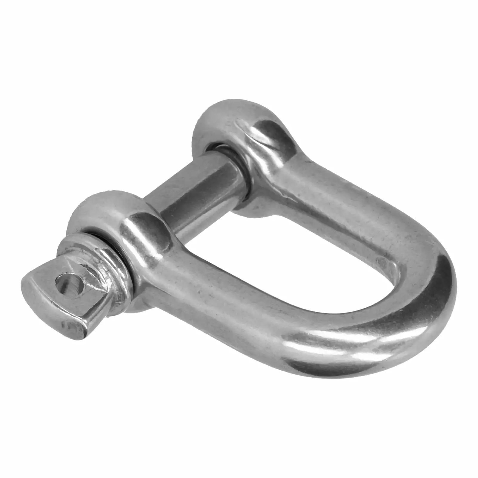 2024 D Ring Anchor Shackle 304 Stainless Steel Screw Pin Chain Connector Marine Land Lifting Tool10Pcs M10