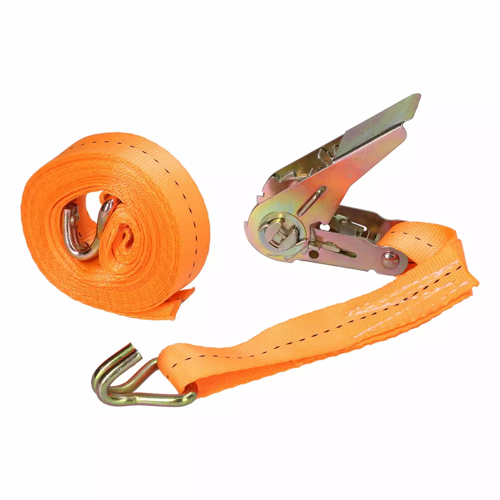 2024 Ratchet Strap Polyester Heavy Duty Tie Down Strap with Ratchet Buckle for Car Truck Luggage Goods(10 Meters32.8ft )