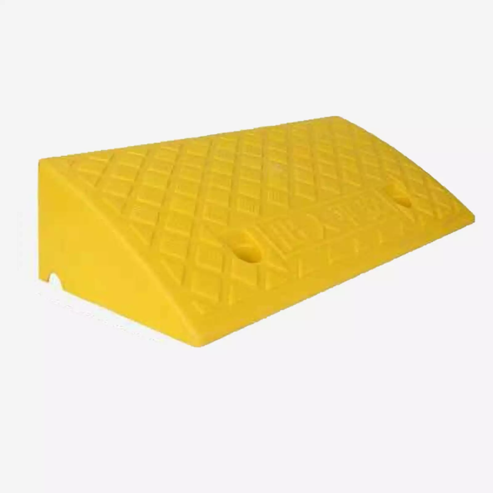 2024 Uphill Speed Bumps Steps Black and Yellow Color Lightweight Plastic Pad Step Mat for Street Parking Yellow/13.5cm