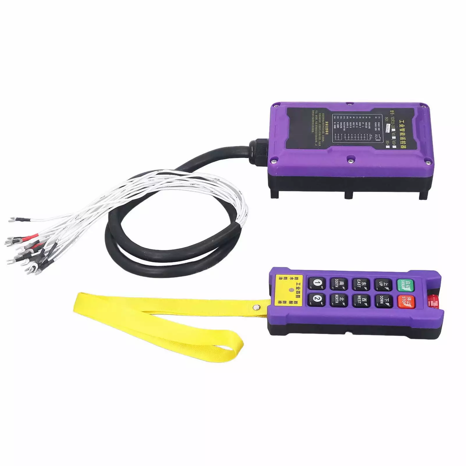 2024 new Wireless Crane Remote Control 300m IP67 Quick Response Highly Sensitive Industrial Remote Control Kit with LED Indicator 220V