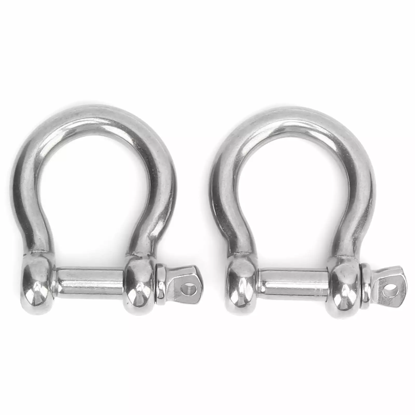 2pcs Bow Shackle Stainless Steel Strong Load Capacity D-Ring Anchor for Camping Hiking Outdoor Sports(M12 520kg Load ) Powkky