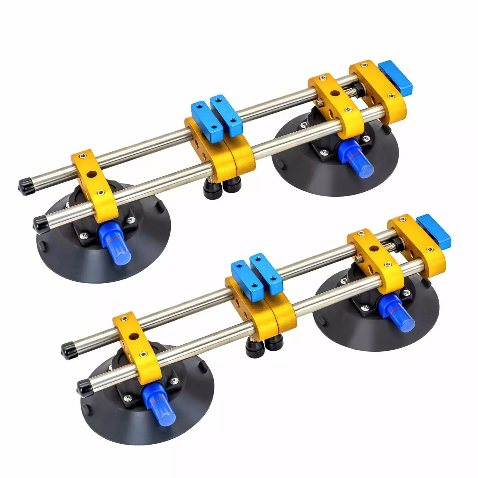 2pcs/Lot Seamless Seam Setter With 6 Inch Suction Cups For Seam Joining And Leveling Professional Countertop Installation Tool For Granite Stone Marble--------Durable & Long-Lasting