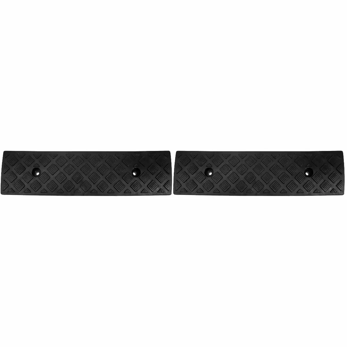 2pcs Step Mat Slope Mat Garage Ramp Motorcycle Ramp Bike Ramp Loading Ramp Slope Ramp Threshold Ramp Loading Dock Ramp