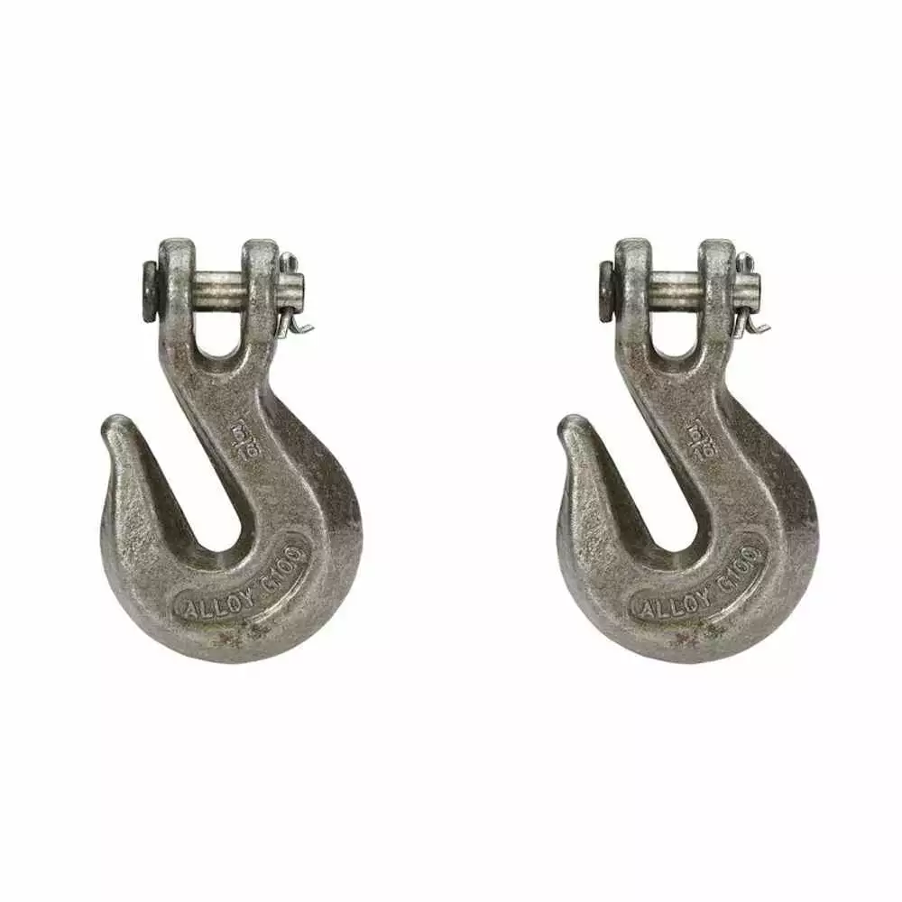 3/8 Grade 100 Clevis Grab Hook - 2 Pack