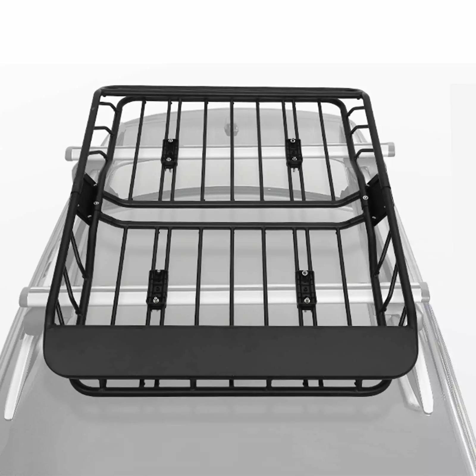 Roof Rack Basket.63x43 Thicken Heavy Duty Steel Universal Rooftop Cargo Carrier Basket.300 LBS Load Capacity Car Roof Basket for SUV Truck Cars