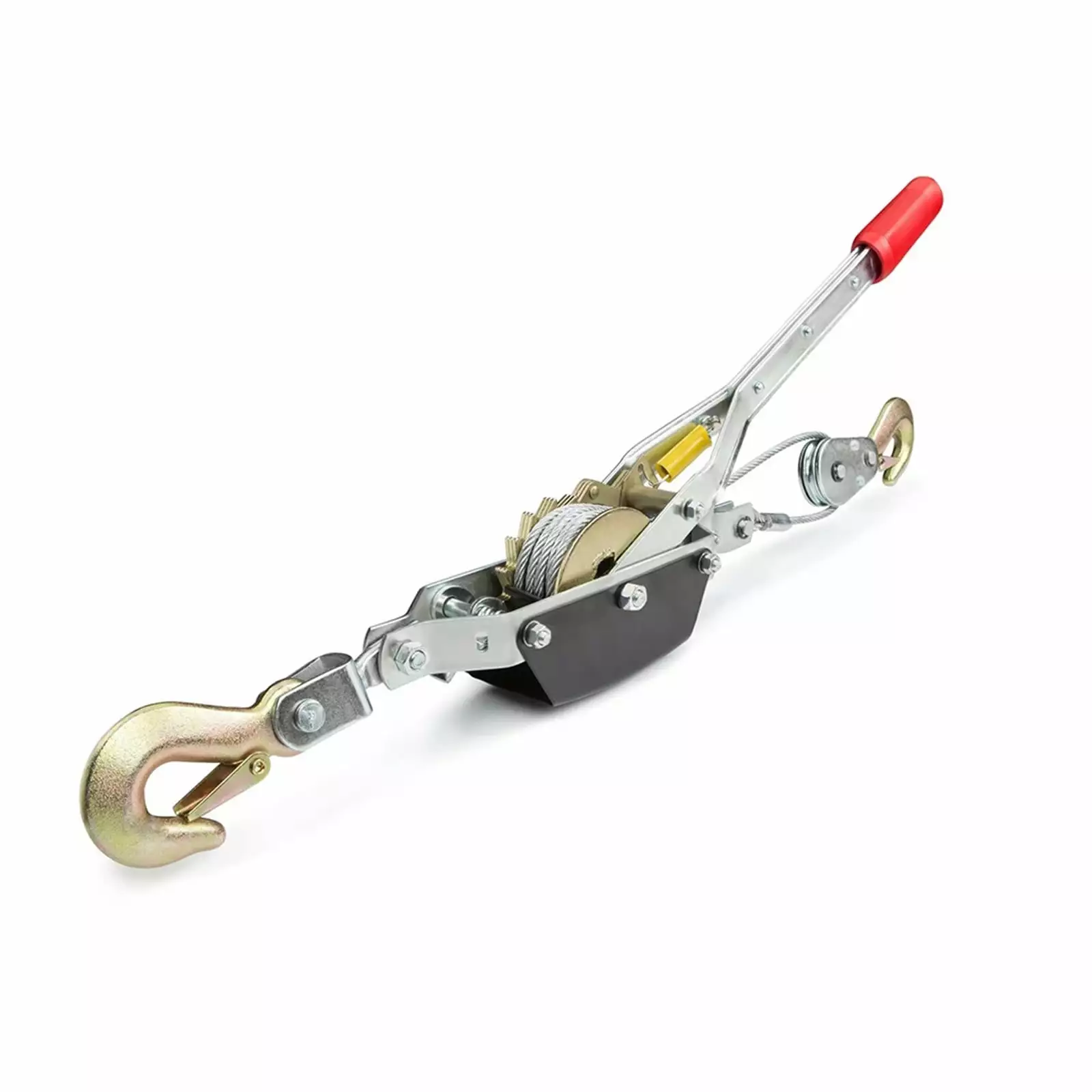 4-Ton Hoist Ratchet Hand Lever Puller. Heavy Duty Hand Puller Come Along 2 Hooks Cable .Long Lasting