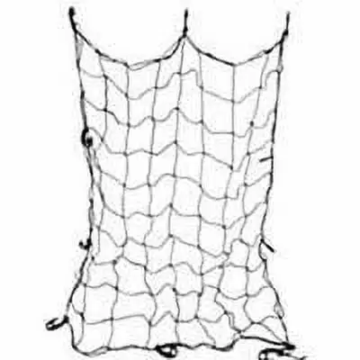 4'x5' Cargo Net 10 Hooks Bed Cover Storage RV Camp SUV Net Cover Black