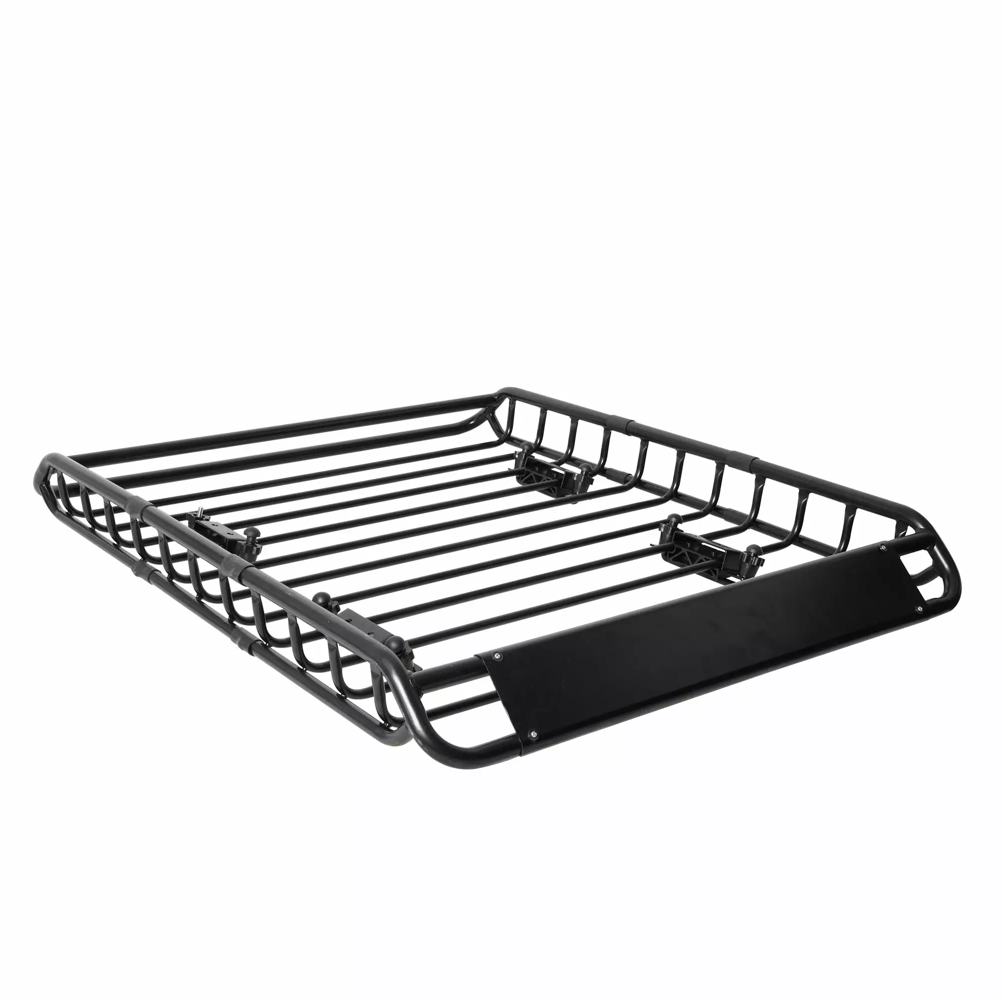 45x 36x4.5'' Rack Cargo Basket Universal Rooftop Cargo Rack. Cargo Carrier for Top of Vehicle for SUV. Truck. & Car Luggage Holder. 150 lbs Weight Capacity. Black