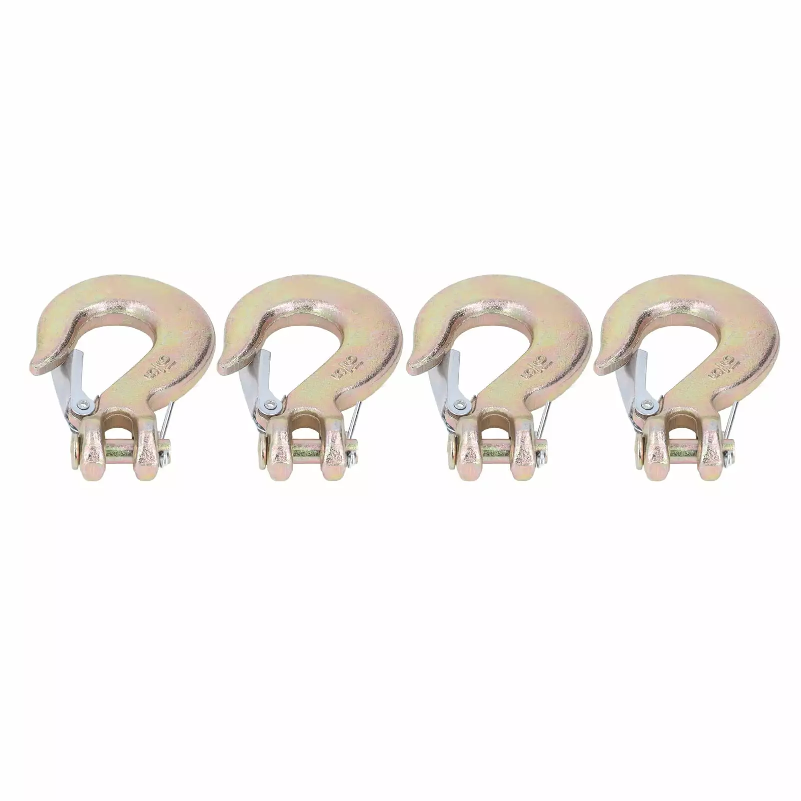 4Pcs Clevis Slip Hook 4300 Lbs 5/16in Gold Heavy Duty Forged Steel Safety Tow Hook.Final clear out.Half price sale