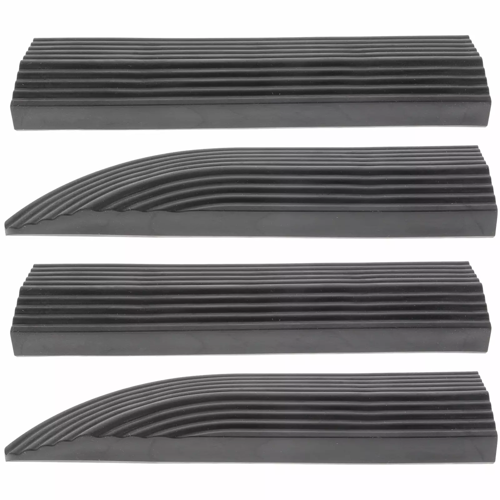 4Pcs Rubber Threshold Ramp Entry Rubber Ramp Household Slope Ramp for Sweeping Robot