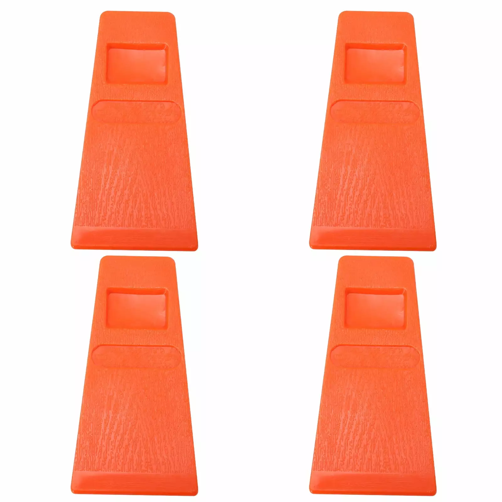 4pcs Plastic Felling Wedge Durable Lumbering Tool Portable Woodcutting Chock