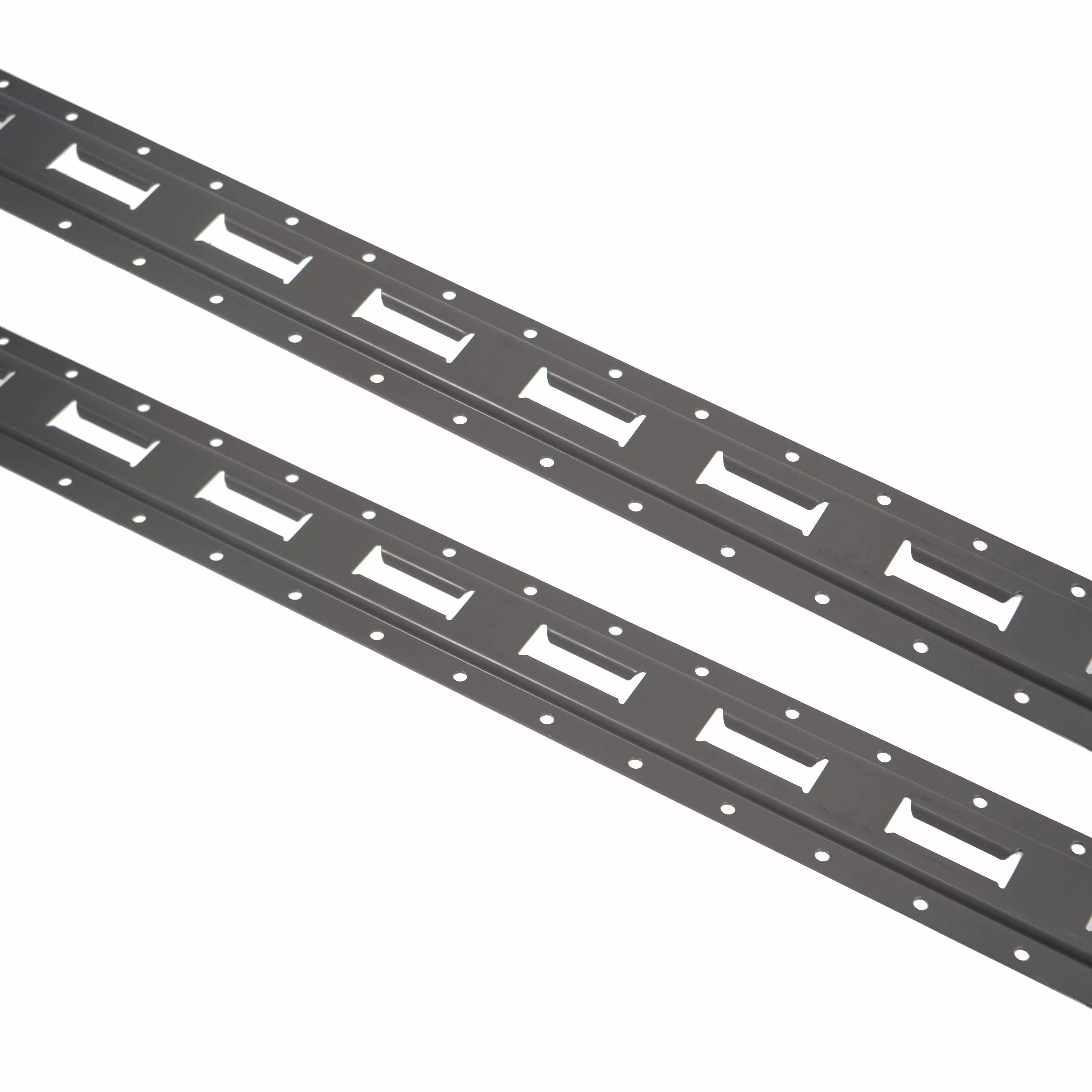 2 x 30' Black Ratchet Strap w/ Black Flat Hooks - 2 Pack