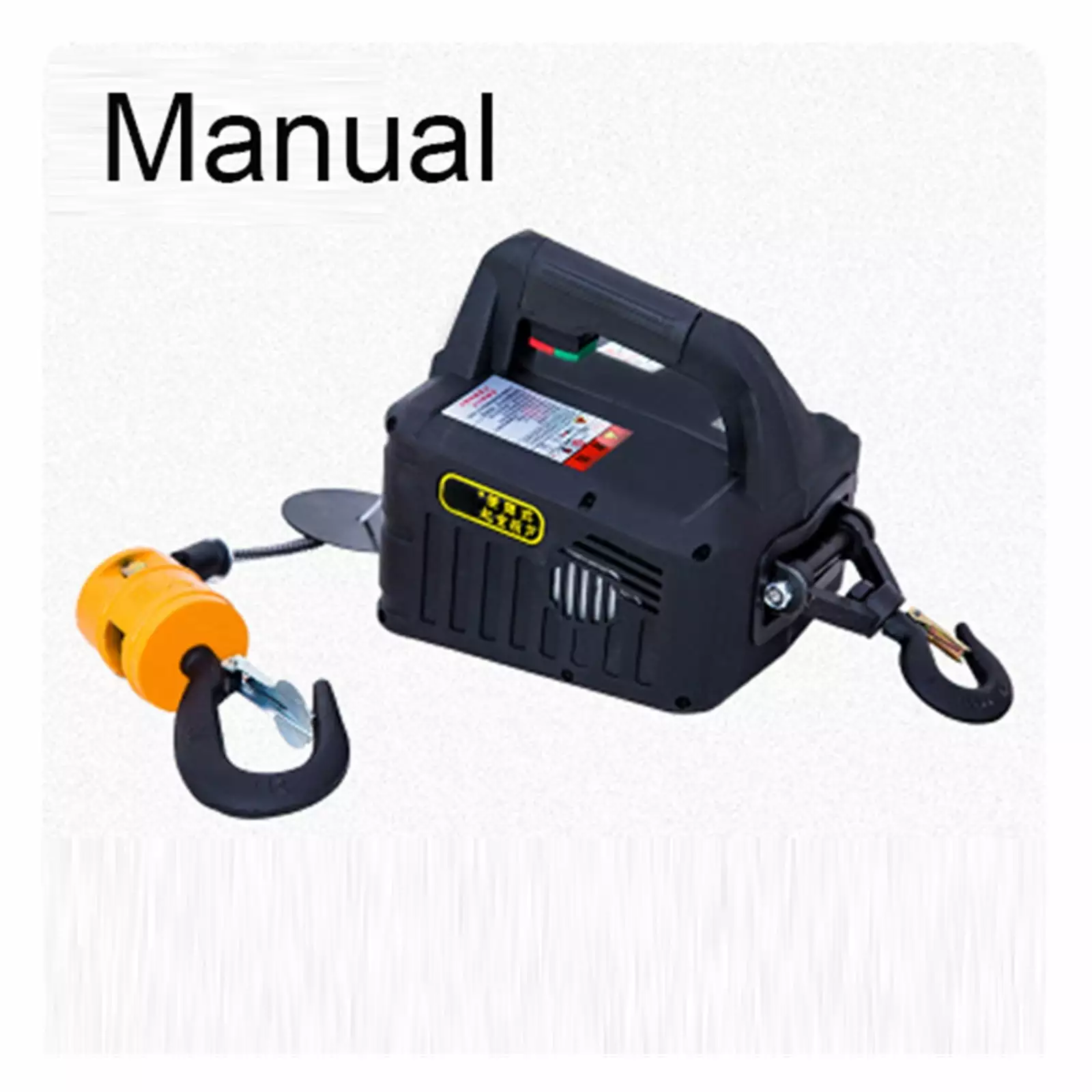 Heavy Duty Portable Manual Winch. Wire Rope Hand Lifting