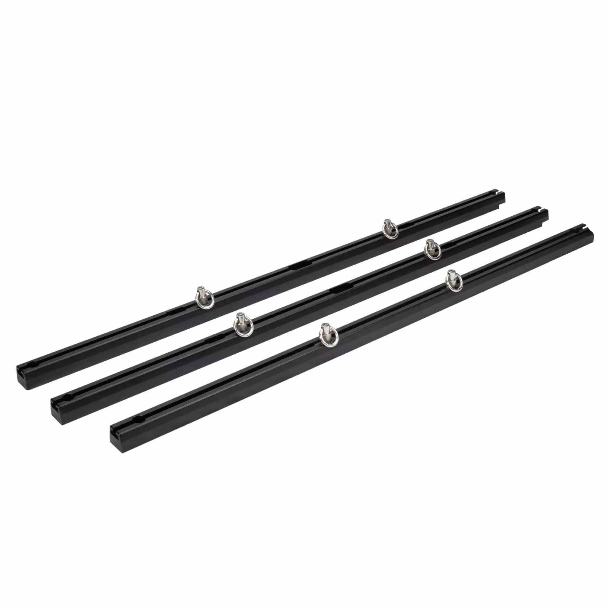 Mac's Tie-Downs 2in x 10' Tire Block Strap Pack with E-Track Ends - Black