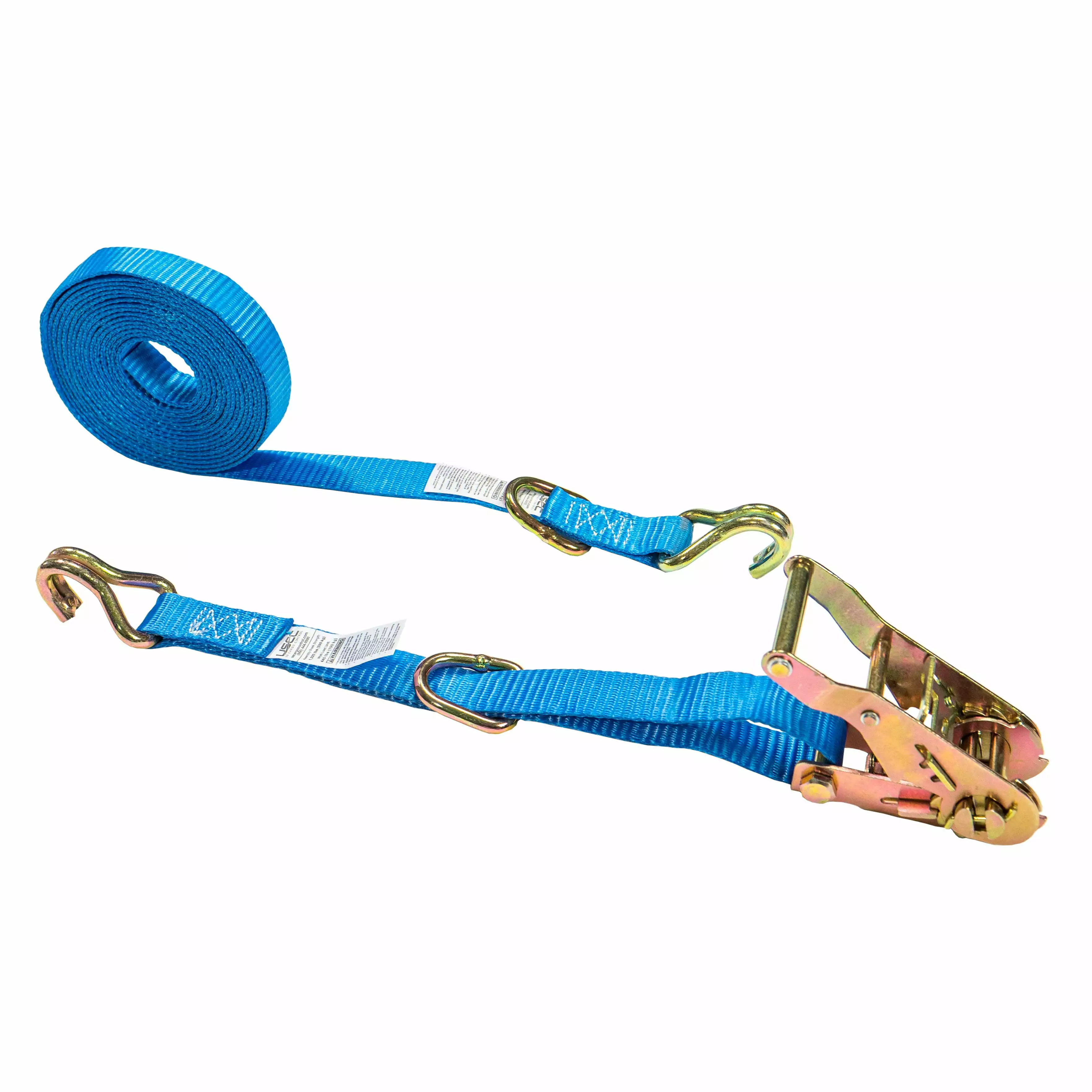 (2) Tie-Down Straps with E-Fittings for E-Track Systems