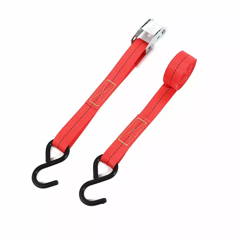 2024 6PCS Heavy Duty Lashing Straps Adjustable Buckle Tie Down Straps for Motorcycle Trucks Luggage