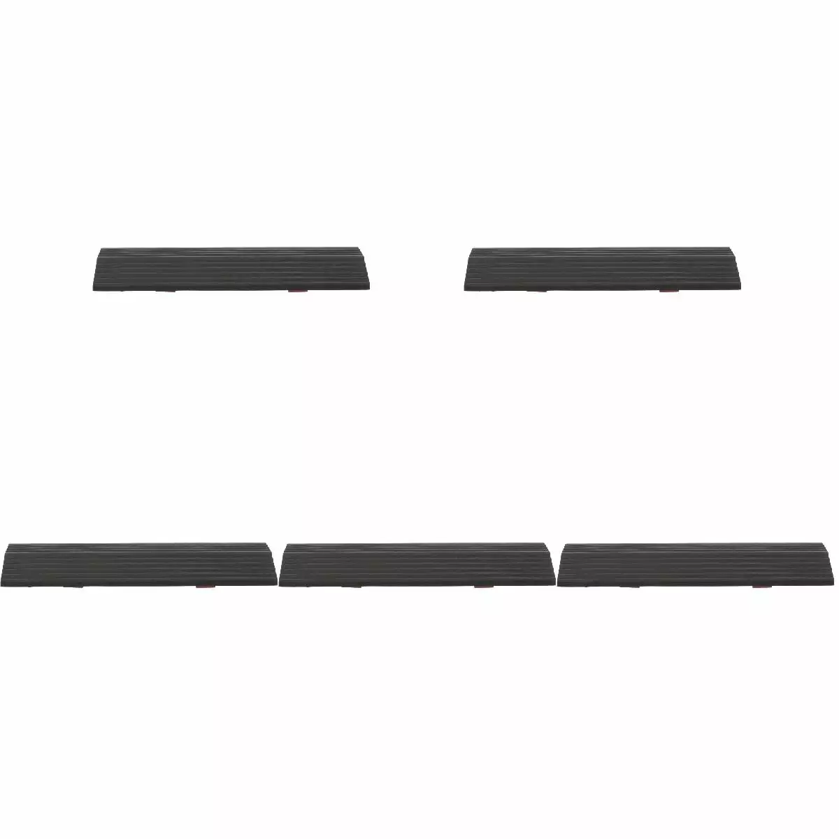 WonderfulMart 4PCS 2.5inch Trailer Ramp Door Rubber Bumper Round with Hole Rubber Cushion for Cargo Trailer RV Ships