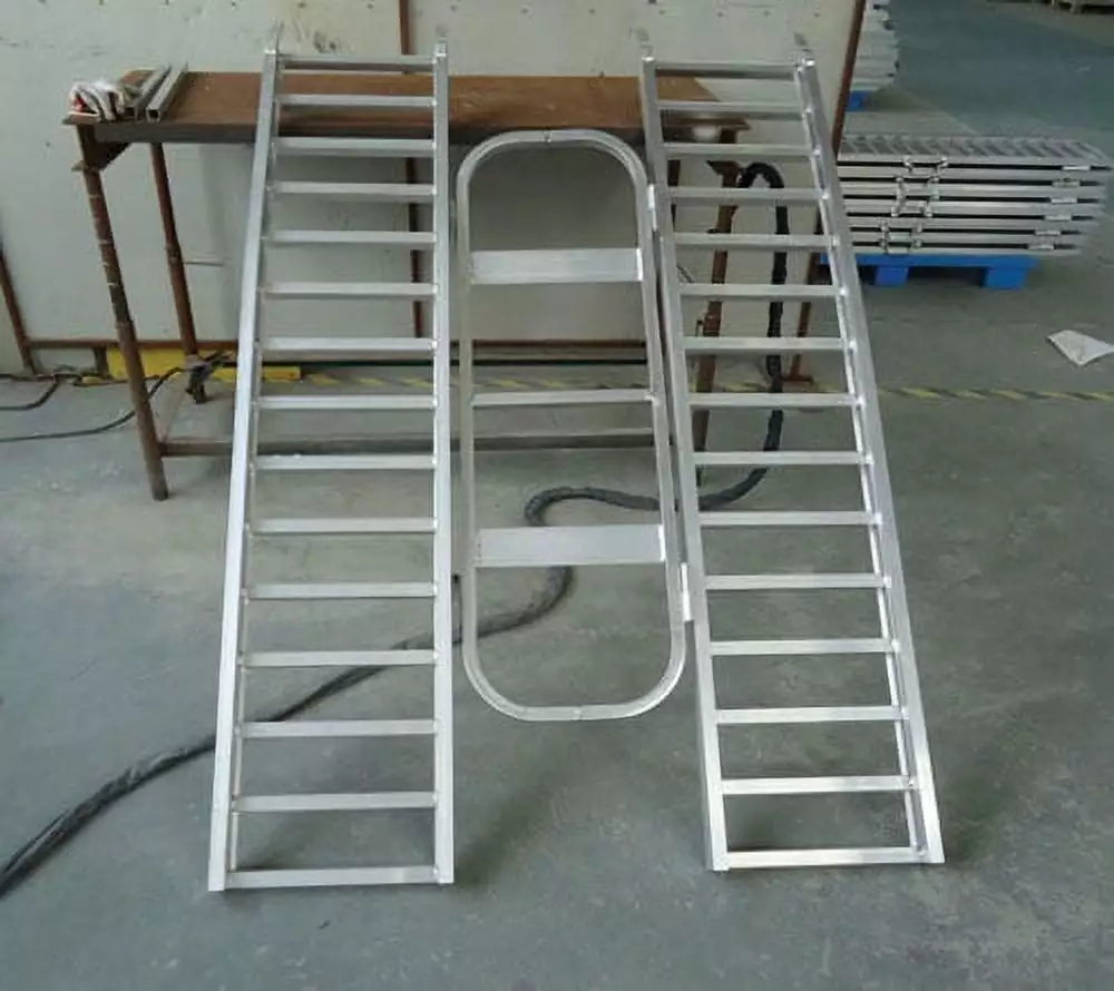 Arched Ramp Aluminum 88 X 12 1000# Sold Pr By Ramps