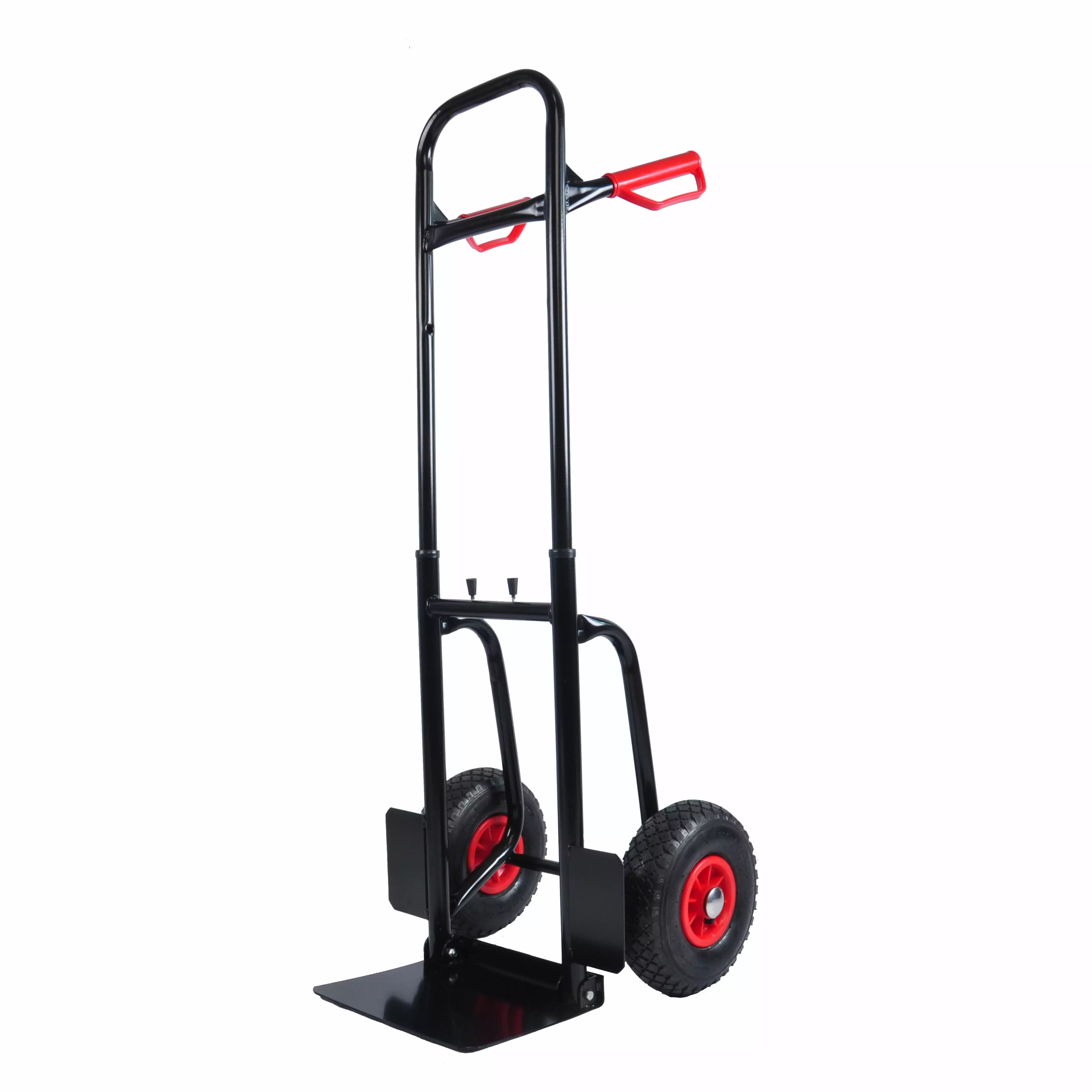 CoSoTower Heavy Duty Manual Truck With Double Handles 330 Lb Steel Trolley For Moving Heavy Platform Truck With 10 Rubber Wheels For Moving/Warehouse/Garden/Grocery